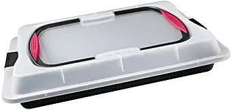 Zenker Blechkuchen-Container mit Haube 42 x 19 cm