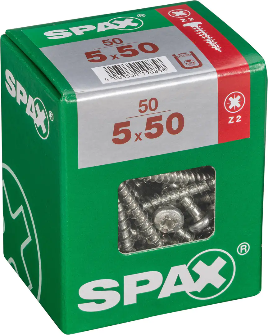 Spax Universalschrauben 5.0 x 50 mm TX 20 - 50 Stk.