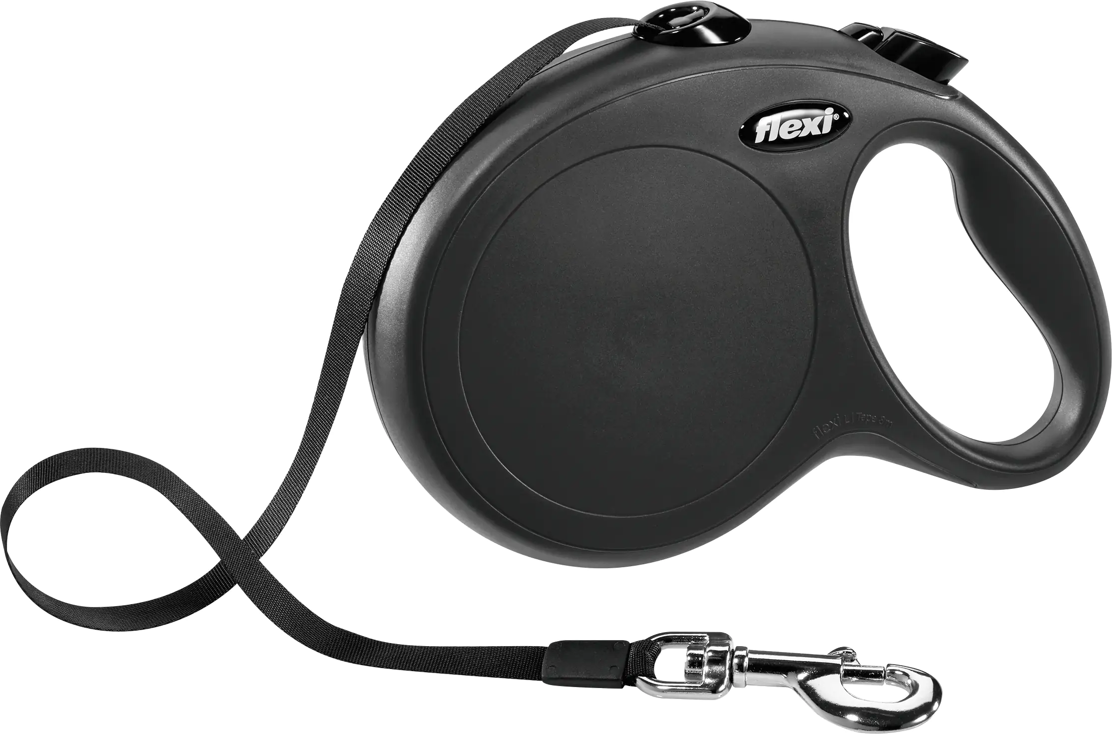 Flexi Hundeleine New Classic L schwarz, Gurt