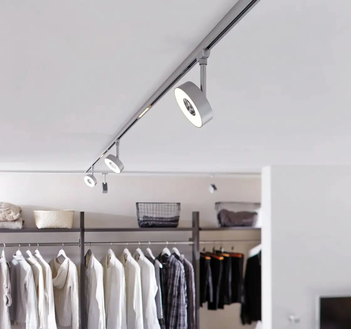 Paulmann URail LED Schienenspot Circle 14,7 x 9,8 cm warmweiß