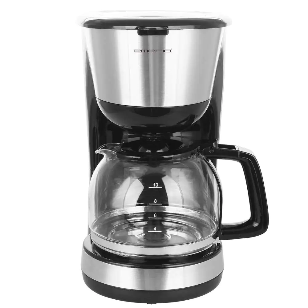 Emerio Kaffeemaschine CME-122933, 1,25 Fassungsvermögen, Edelstahl
