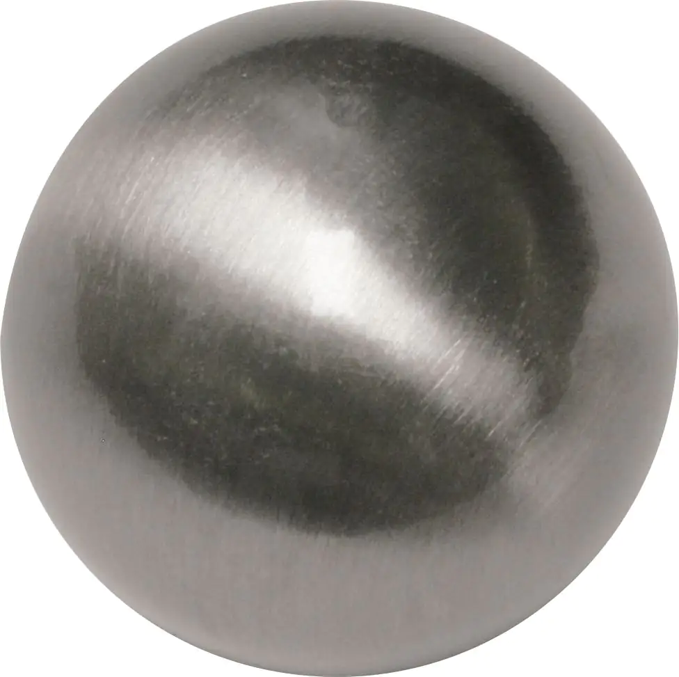 Gardinia Endknopf Kugel zu Stilprogramm Memphis, Ø 16 mm edelstahl-optik