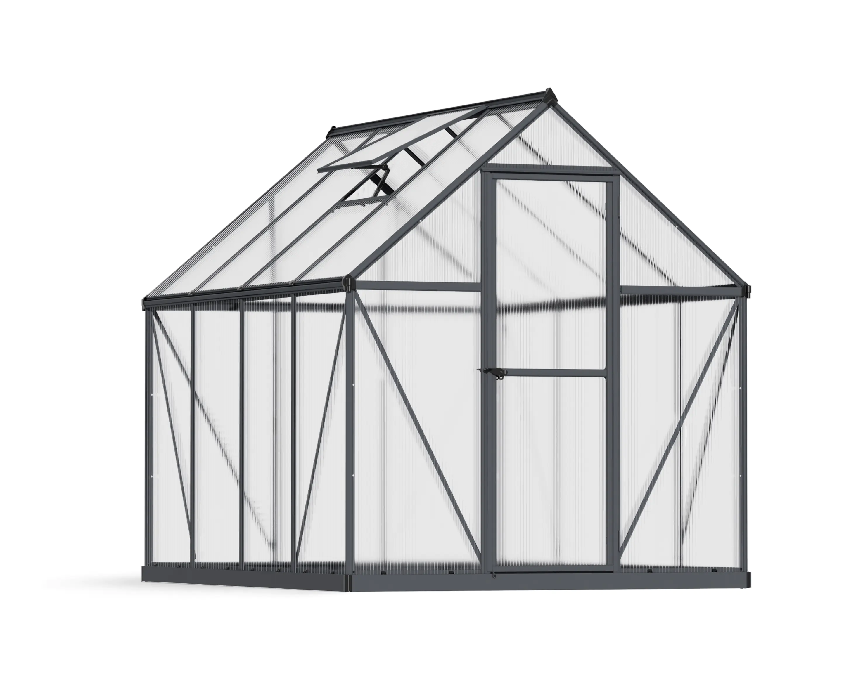 Canopia Gewächshaus Mythos Alu grau 247 x 185 cm