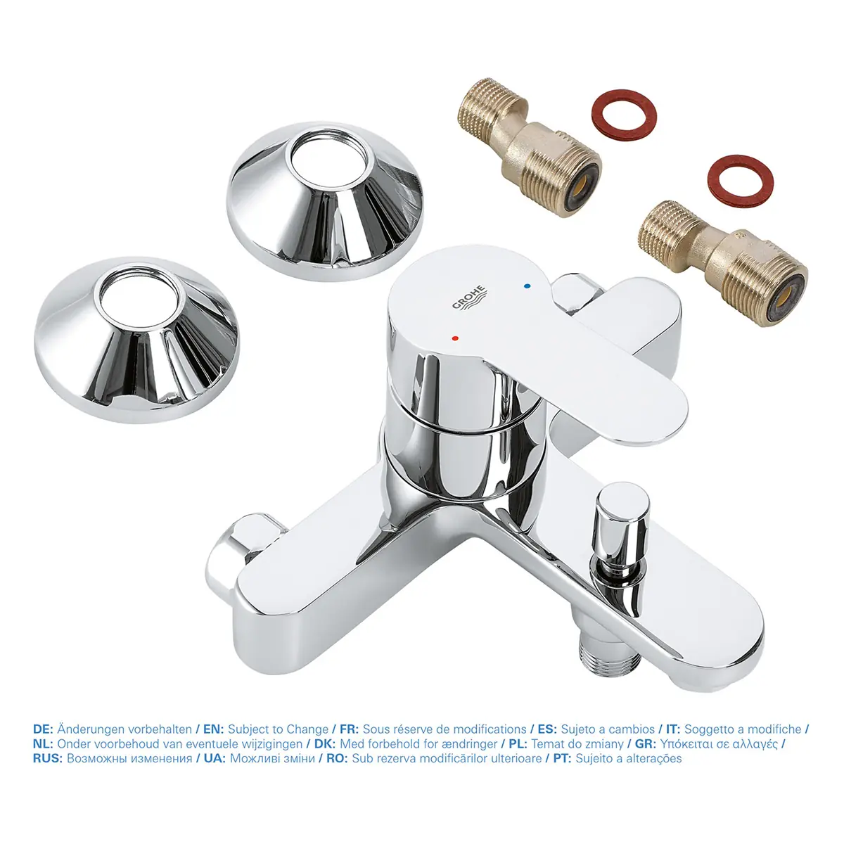 Grohe Badewannenarmatur Edge verchromt