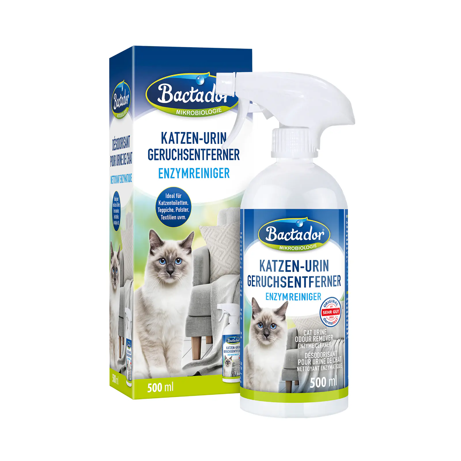 Bactador Katzentoiletten Geruchsentferner 500 ml