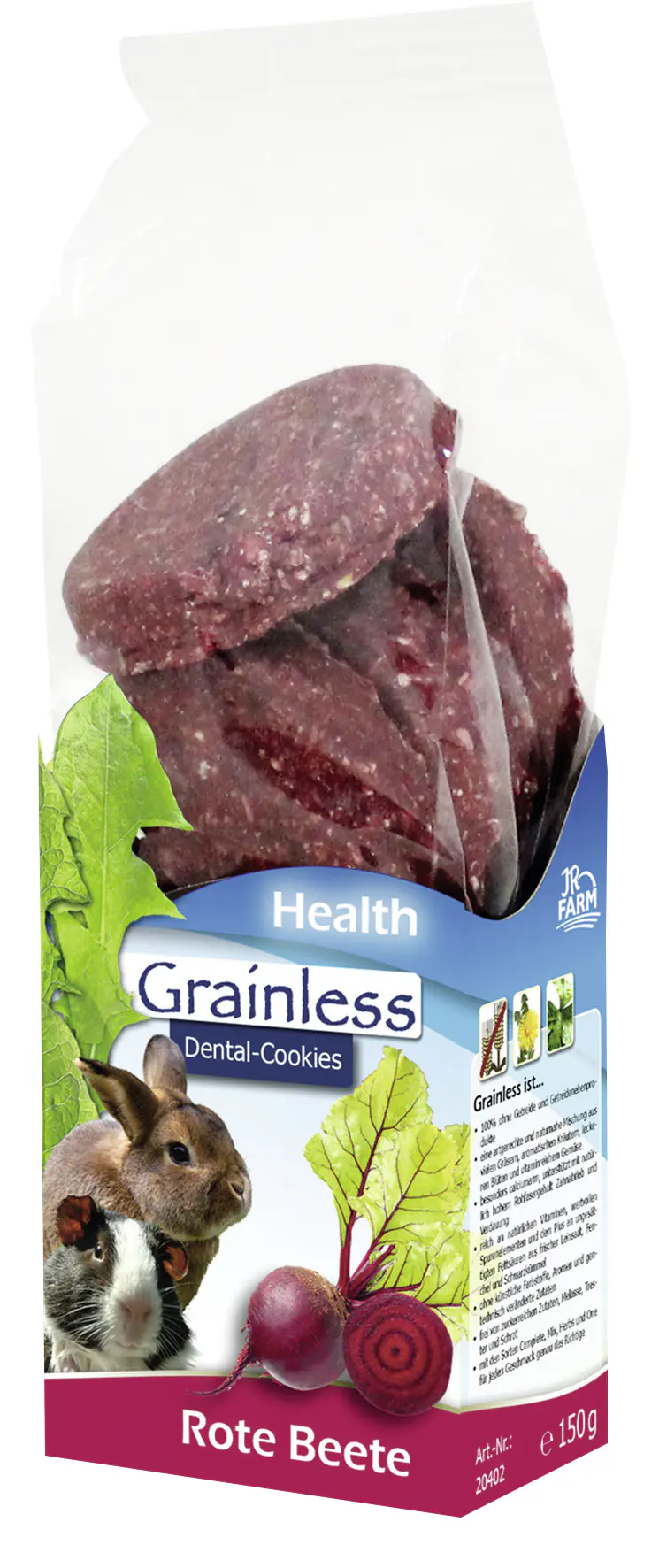 JR Farm Grainless Cookie Nagersnack 150 g Rote Beete