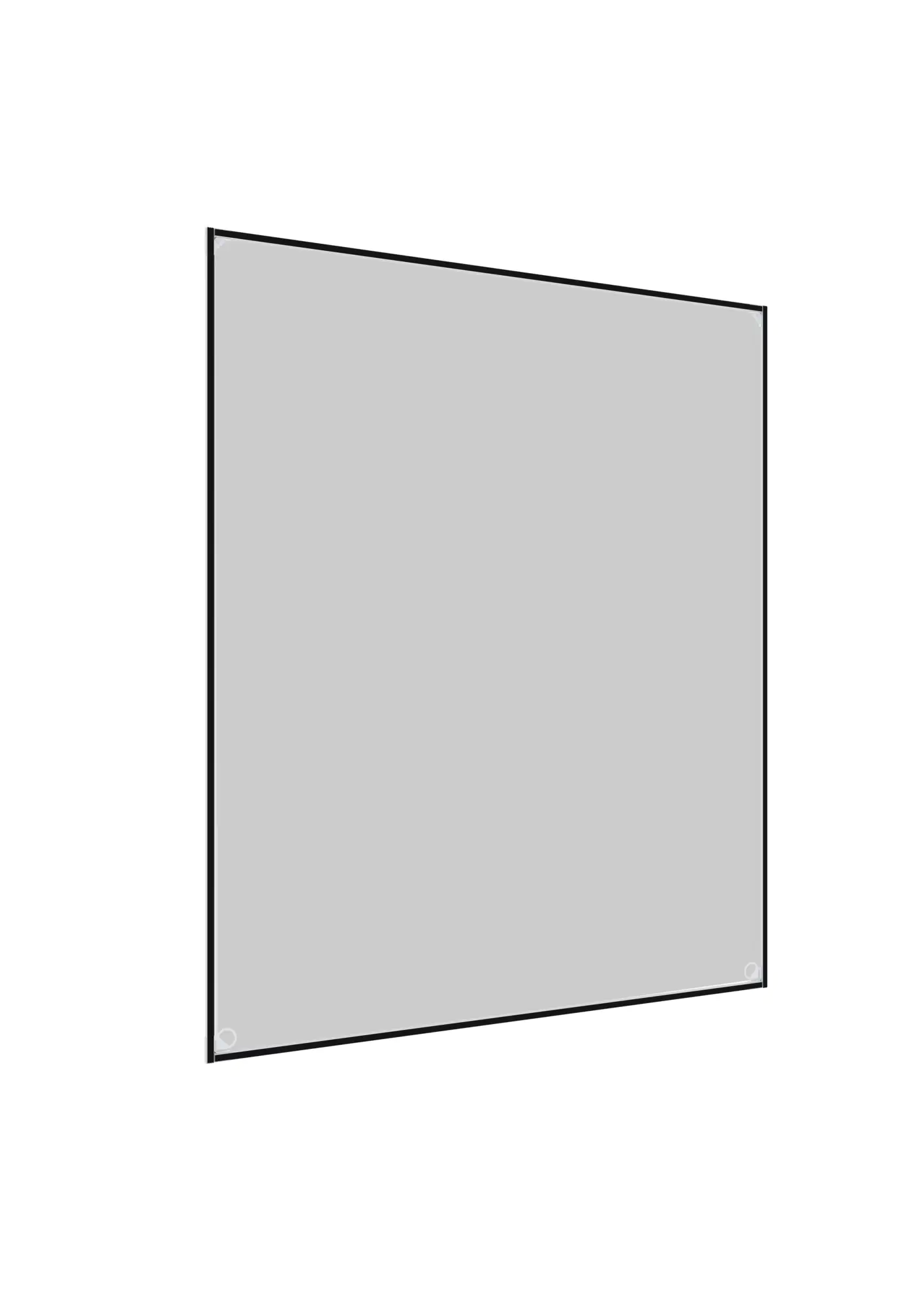 Windhager Pollenschutz-Magnetfenster 100 x 120 cm grau/anthrazit kürzbar