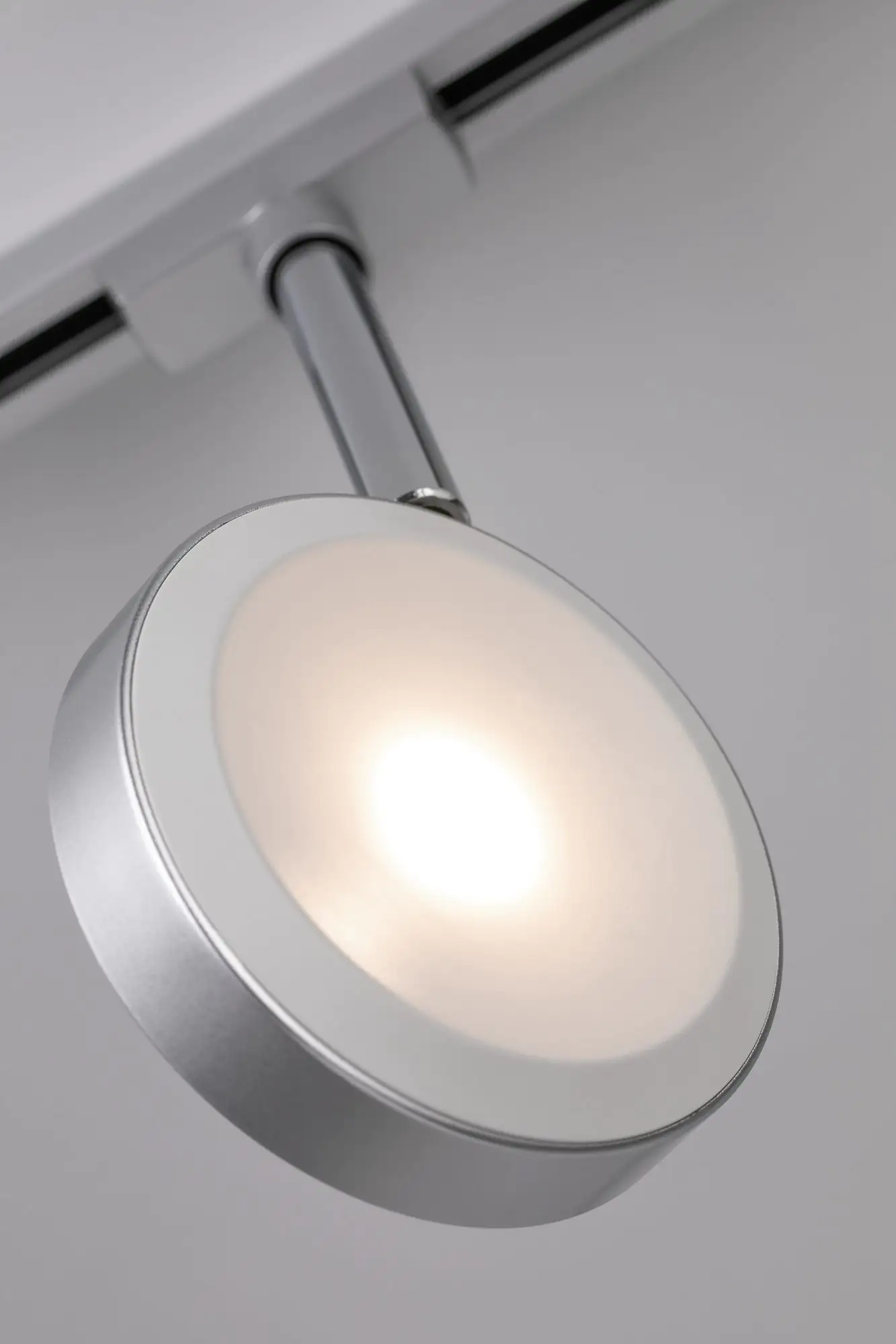 Paulmann URail LED Einzelspot Discus chrom matt chrom 2,9 cm 5,5 W
