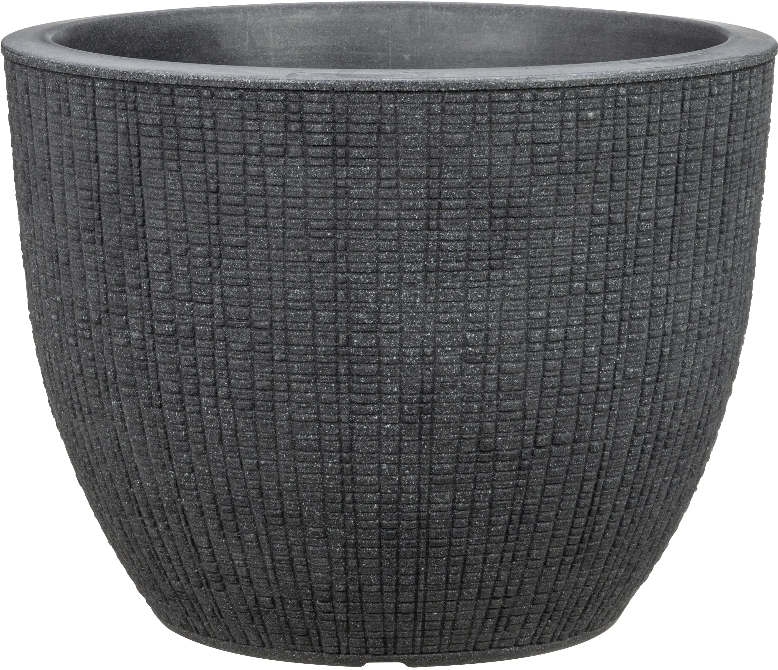 Scheurich Pflanzgefäß Barceo Ø 47 x 47 cm stony black