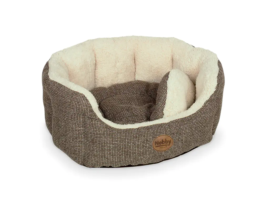 Nobby Komfortbett Alba oval braun