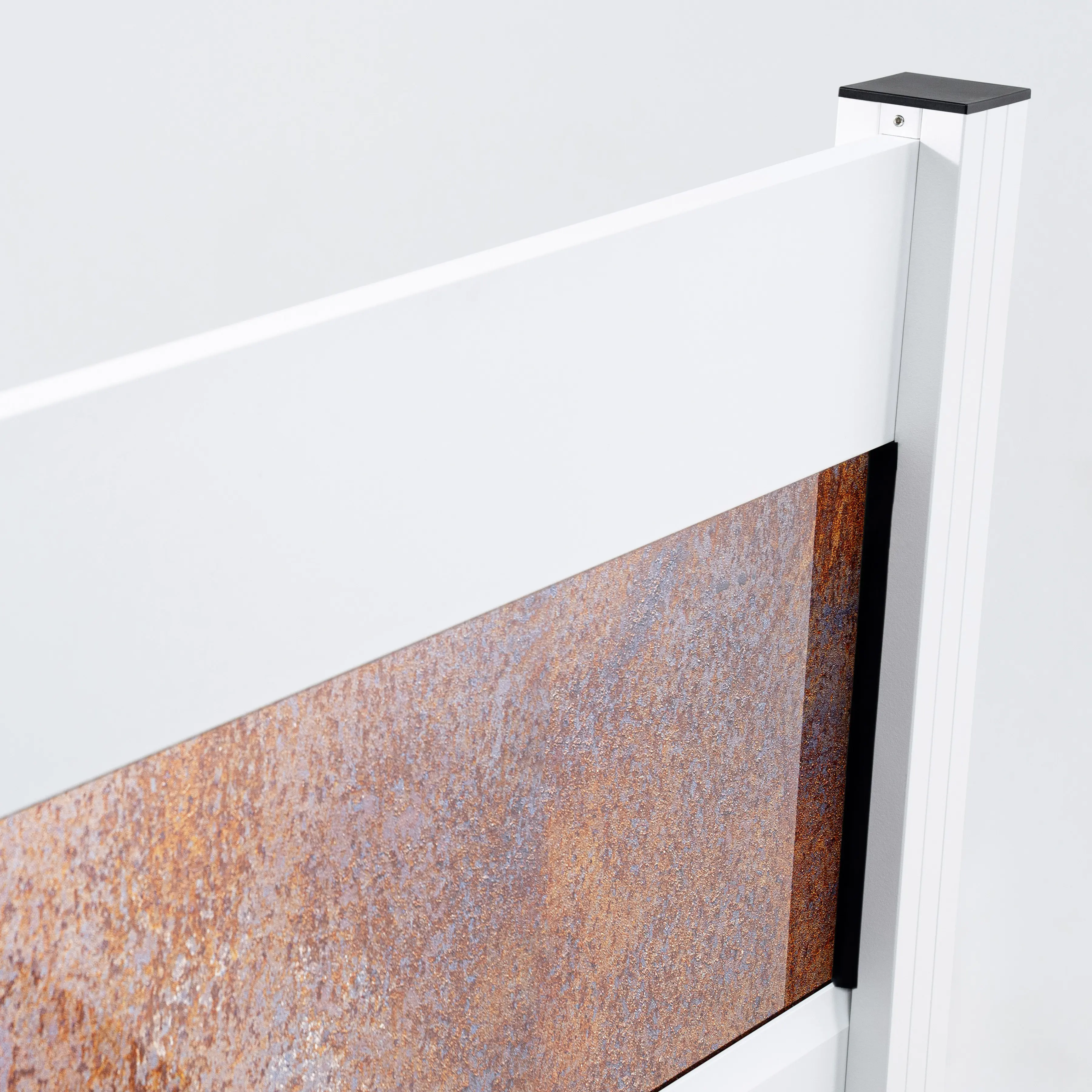 Ambiente Alu-Zaun Grundset Paneel 150 weiß 187 x 124,2 cm  