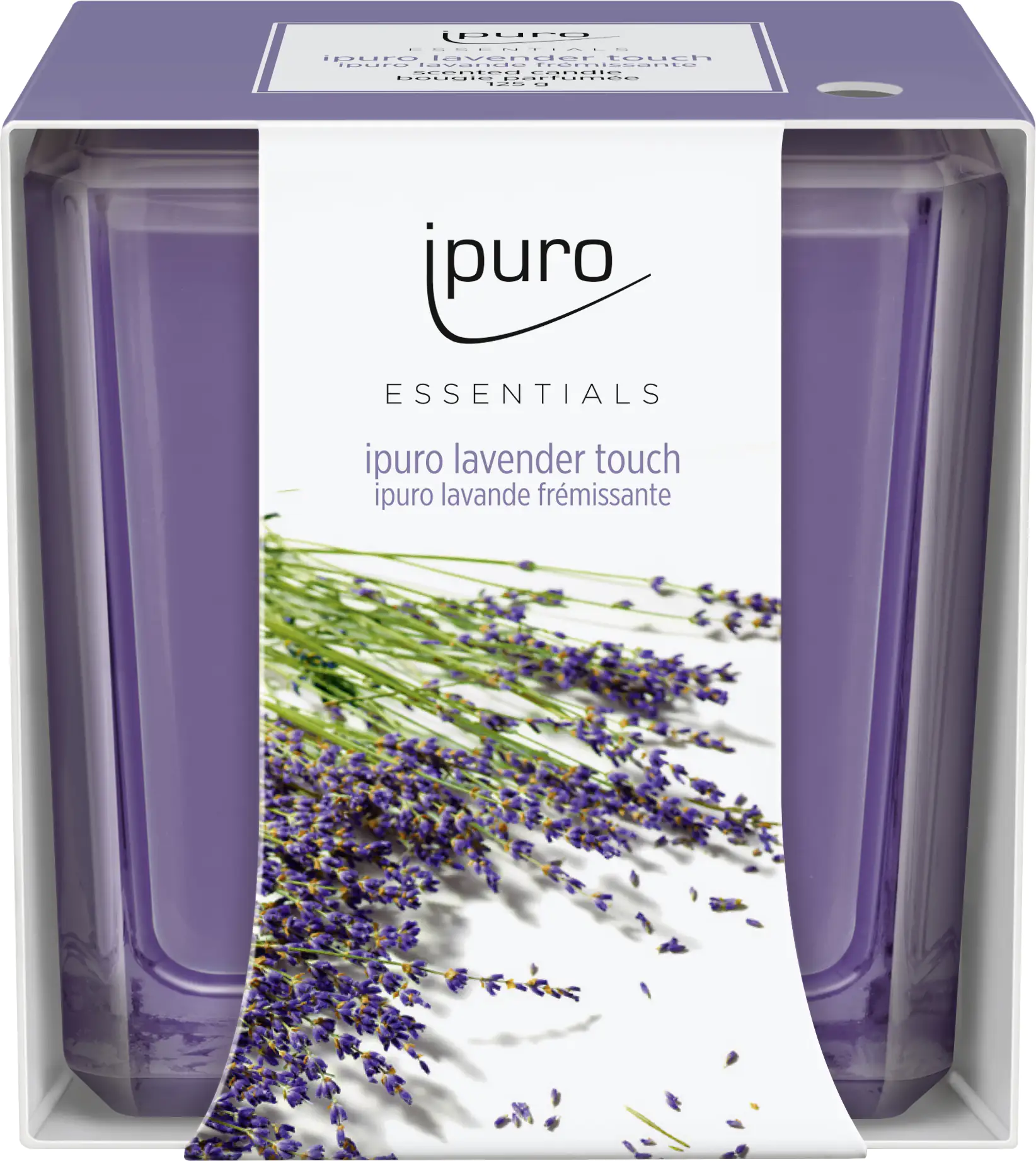 ipuro Duftkerze Essentials Lavender Touch 125 g