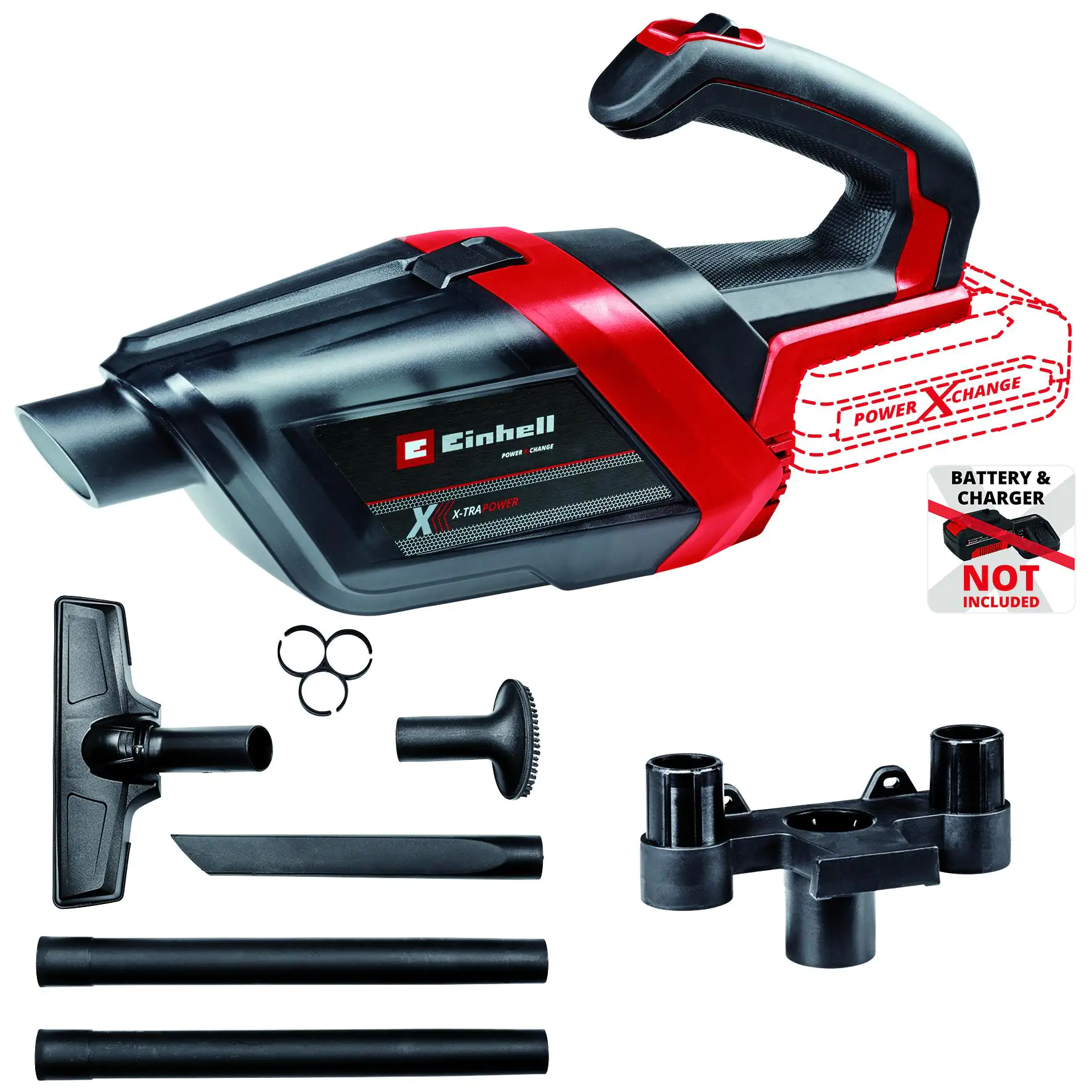 Einhell Akku-Handstaubsauger TE-HV 18/06 Li Solo 18 V