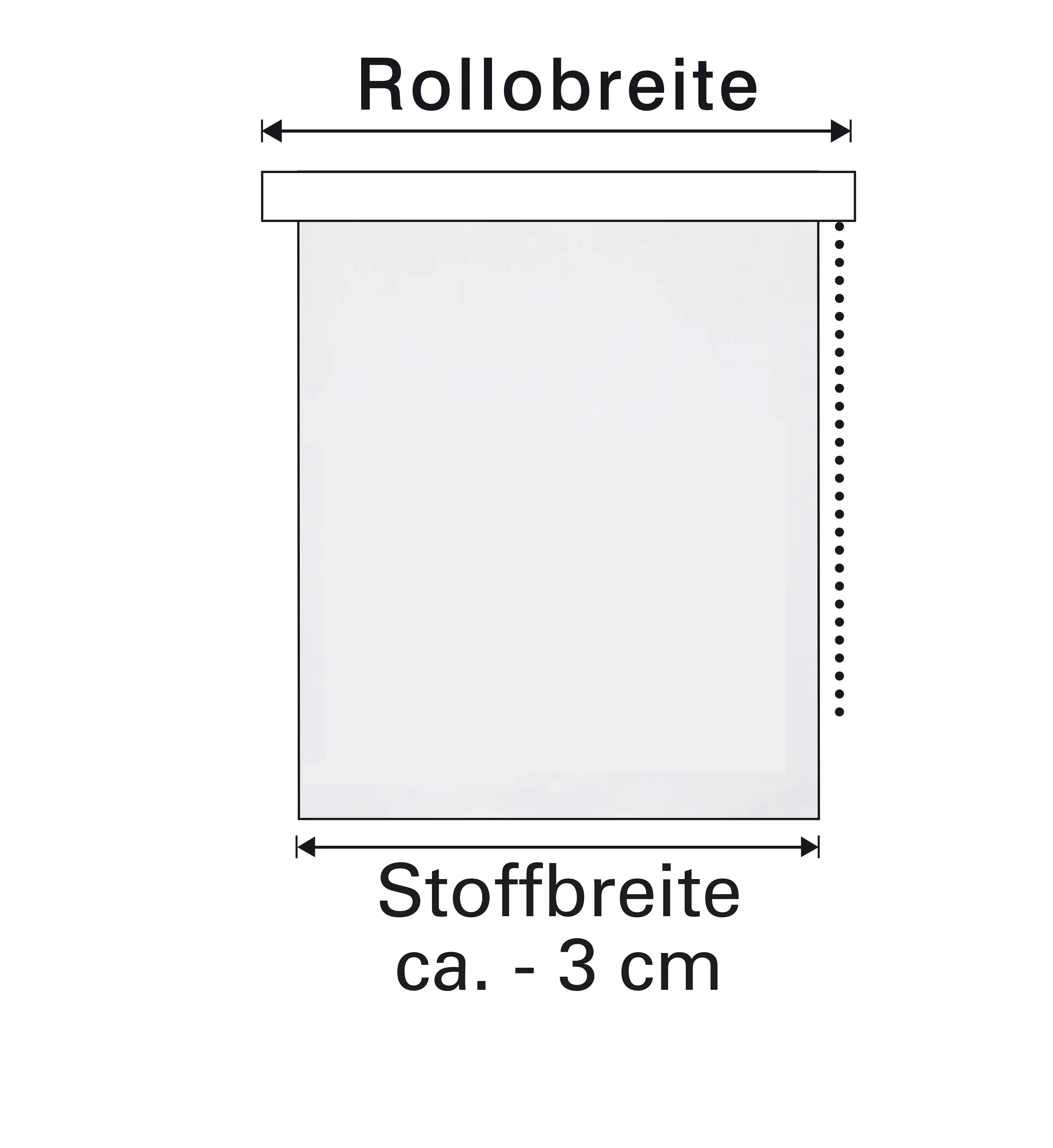 Gardinia EasyFix Rollo weiß 60 x 160 cm Shaun