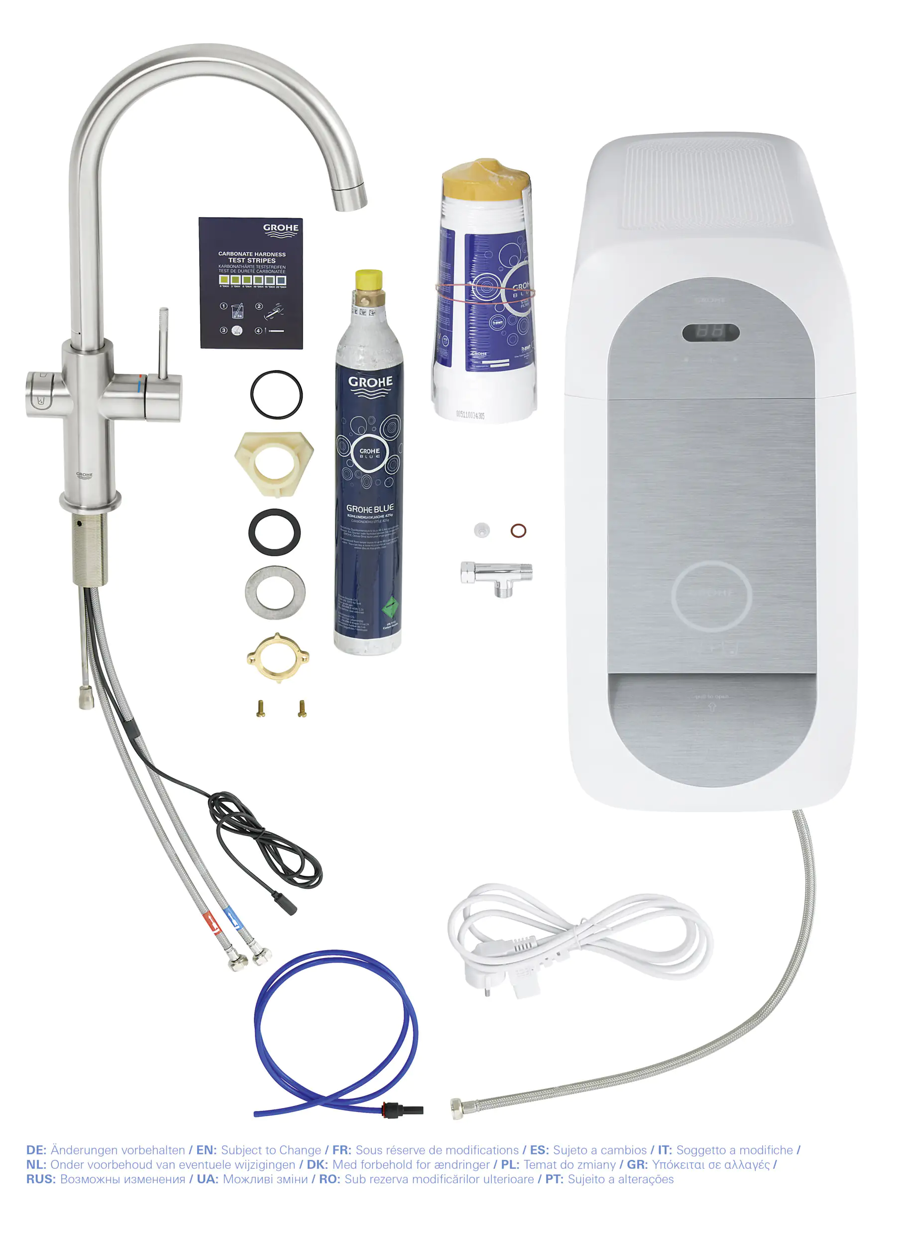 Grohe Blue Home C-Auslauf Starter Kit supersteel