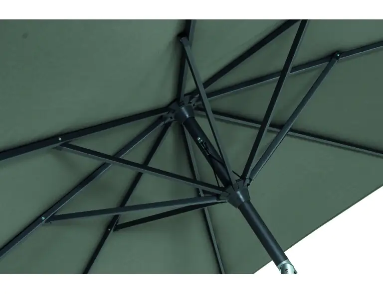 Siena Garden Mittelstockschirm Avio olive Ø 300 cm
