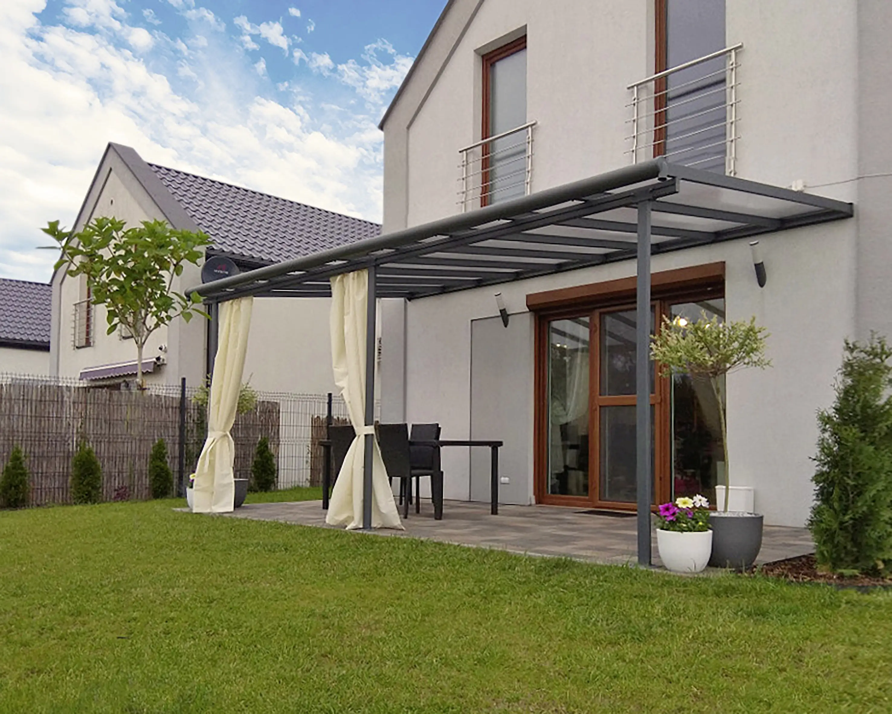 Canopia Terrassenüberdachung Sierra  555 x 295 cm anthrazit