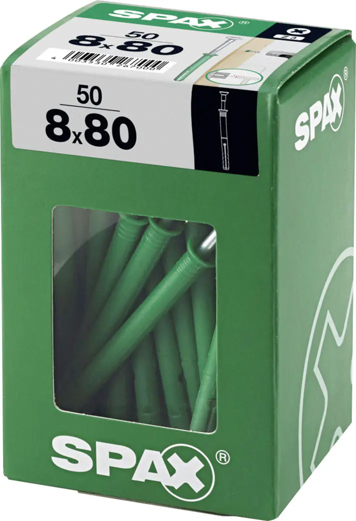 Spax Nageldübel 8 x 80 mm Z3 - 50 Stk.