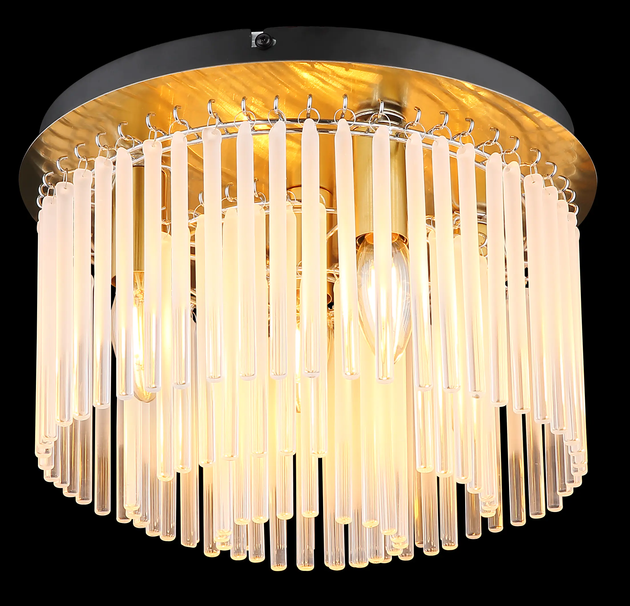 Globo Deckenleuchte Gorley 5-flammig, E14, IP20, gold/schwarz