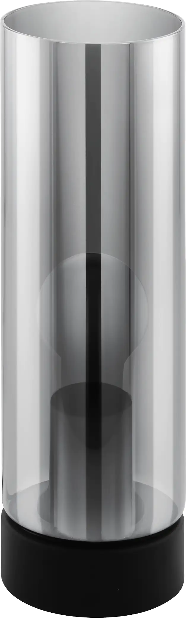 Eglo Tischlampe Damasco Ø 10 cm schwarz/transparent