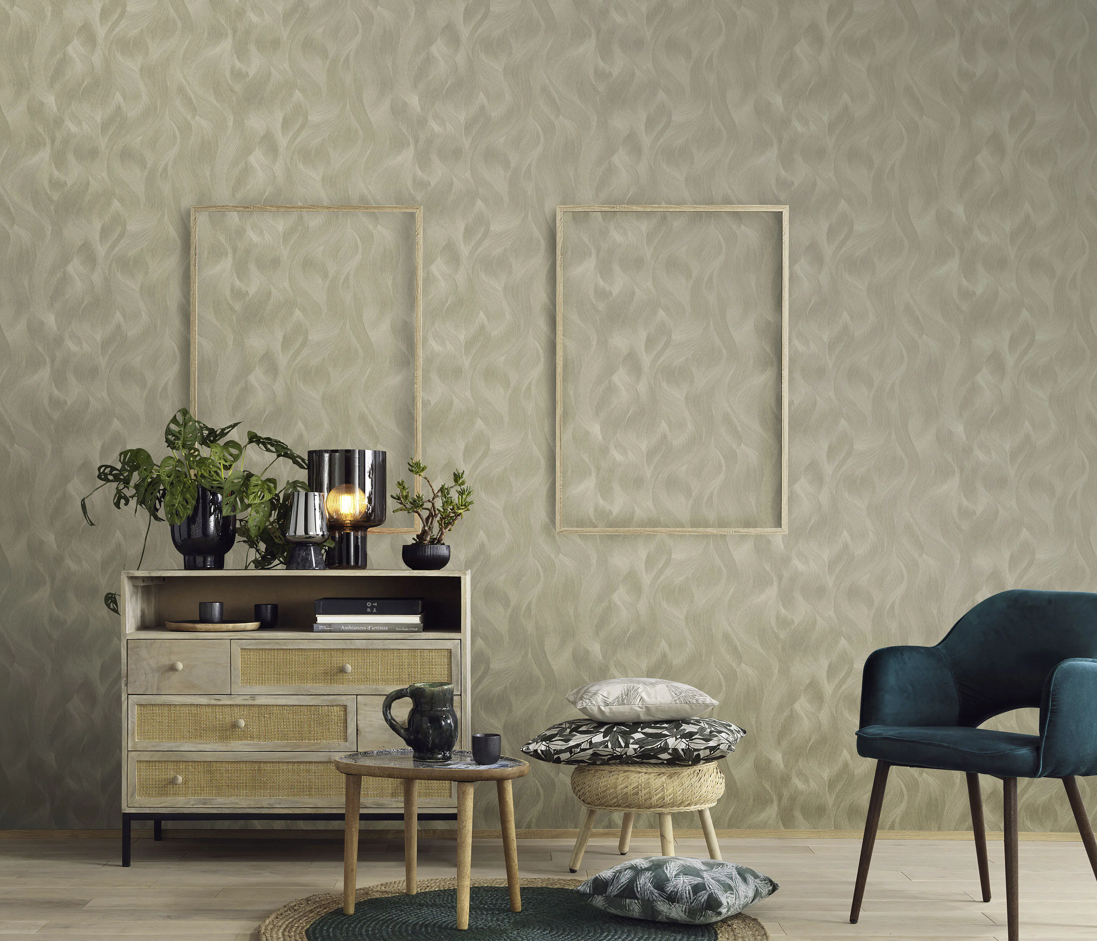 Erismann Vliestapete 10151-30 ELLE Decoration welle gold 10,05 x 0,53 m