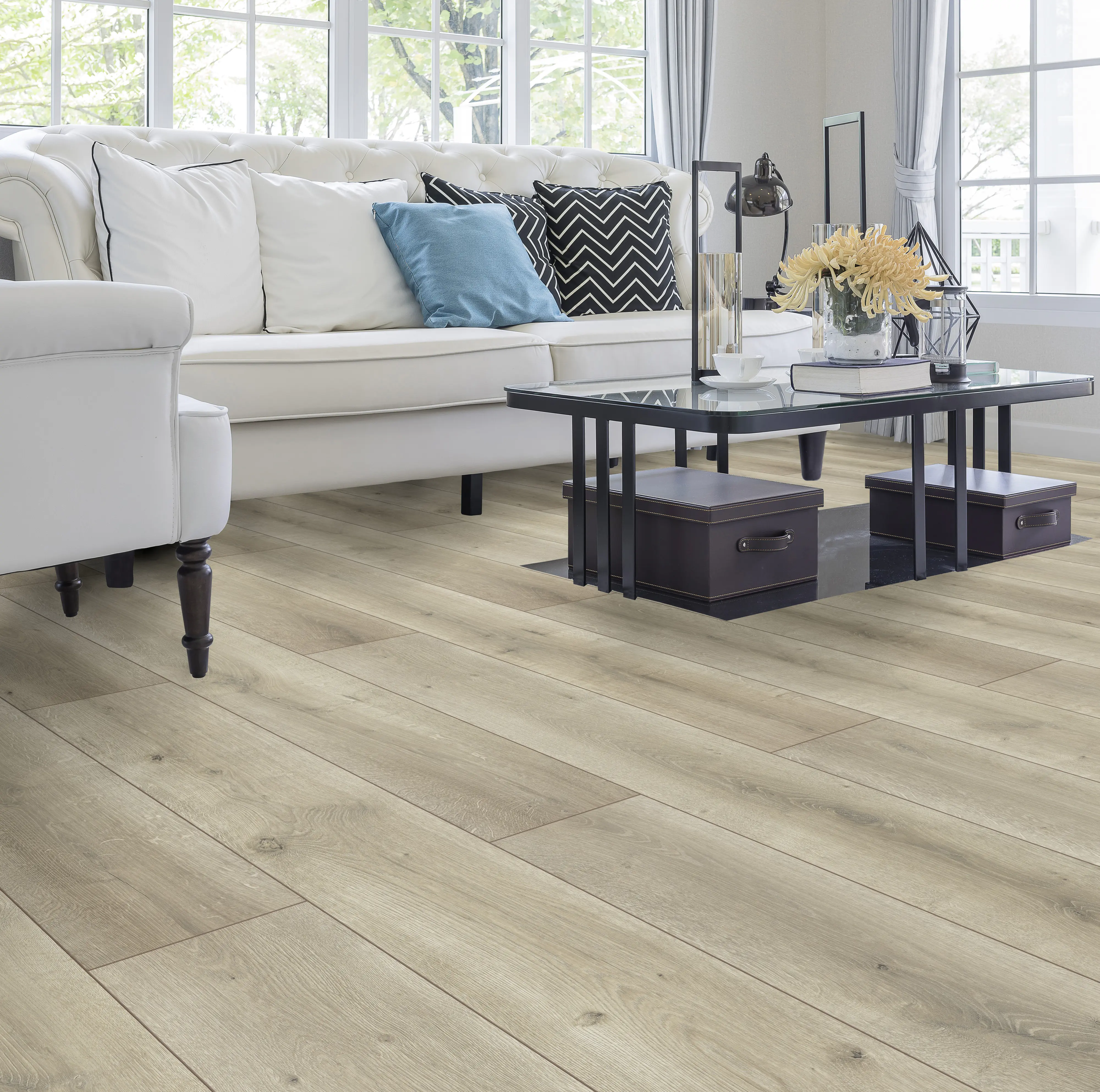 Classen Laminat Megaloc Aquaprotect Oak light grey brown