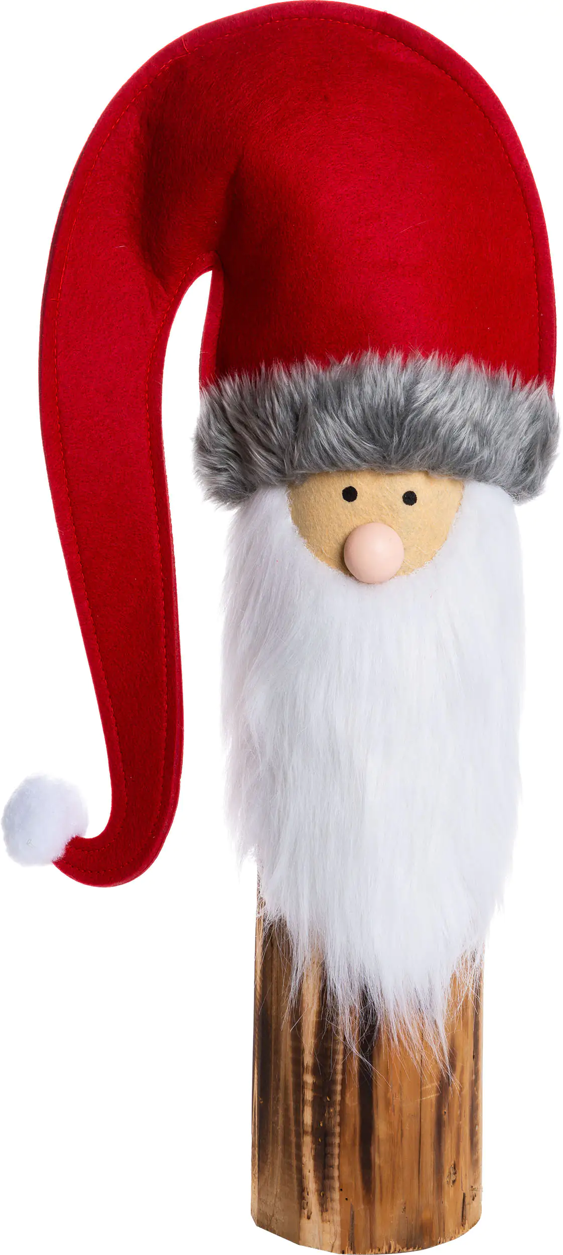 TrendLine Deko Nikolaus Holzpfahl 27 x 14 x 59 cm