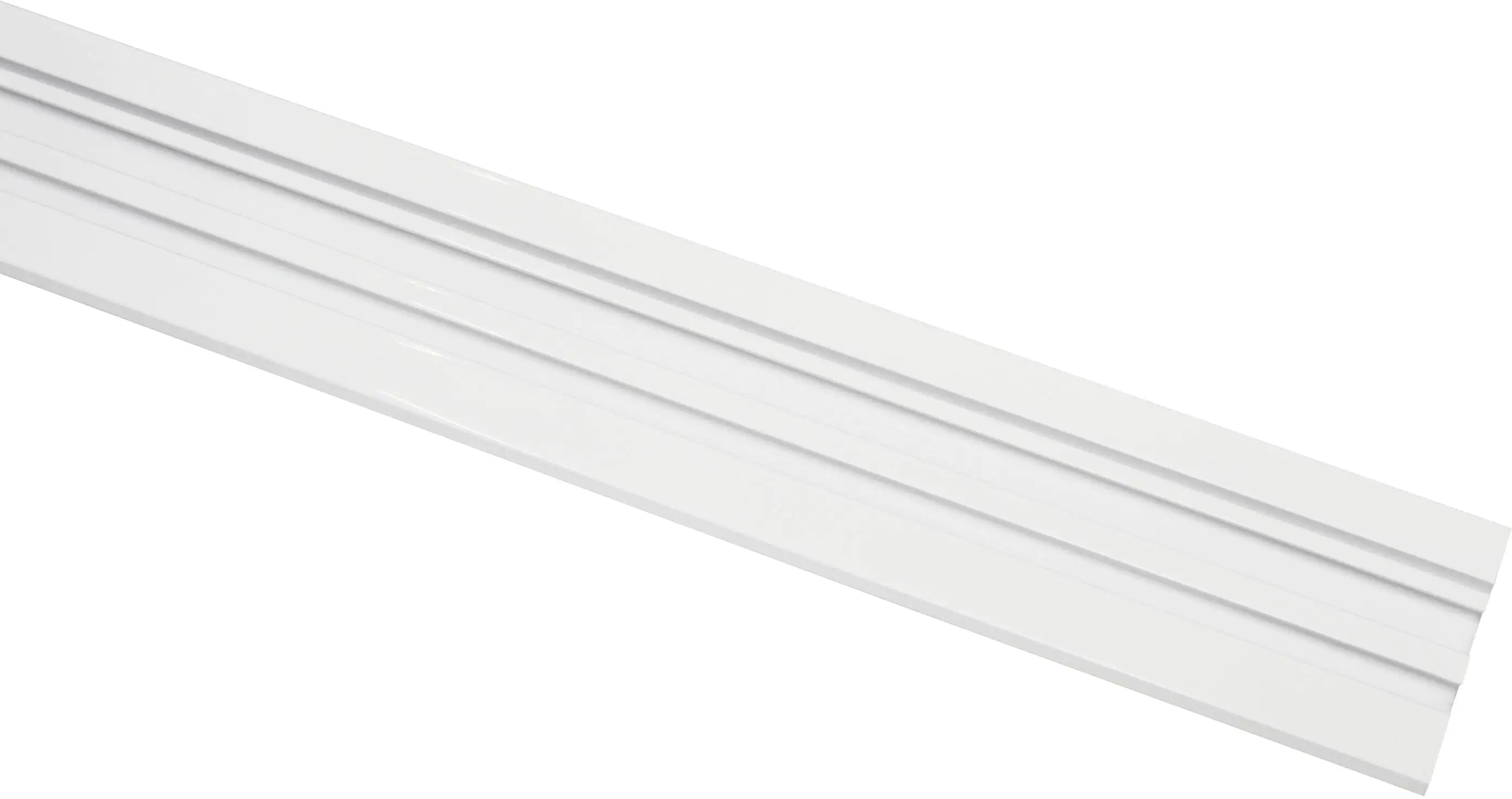 Gardinia Aluminium-Vorhangschiene 2-läufig, weiß, 250 cm