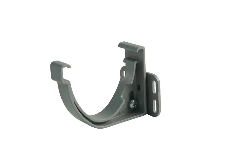 Marley Rinnenhalter Duplex NW 80 mm, oval, verstellbar, grau