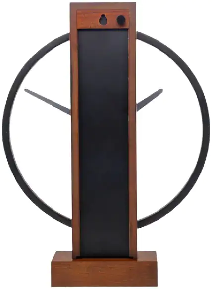 Nextime Tisch- Wanduhr Carl Small 34 x 27 cm braun