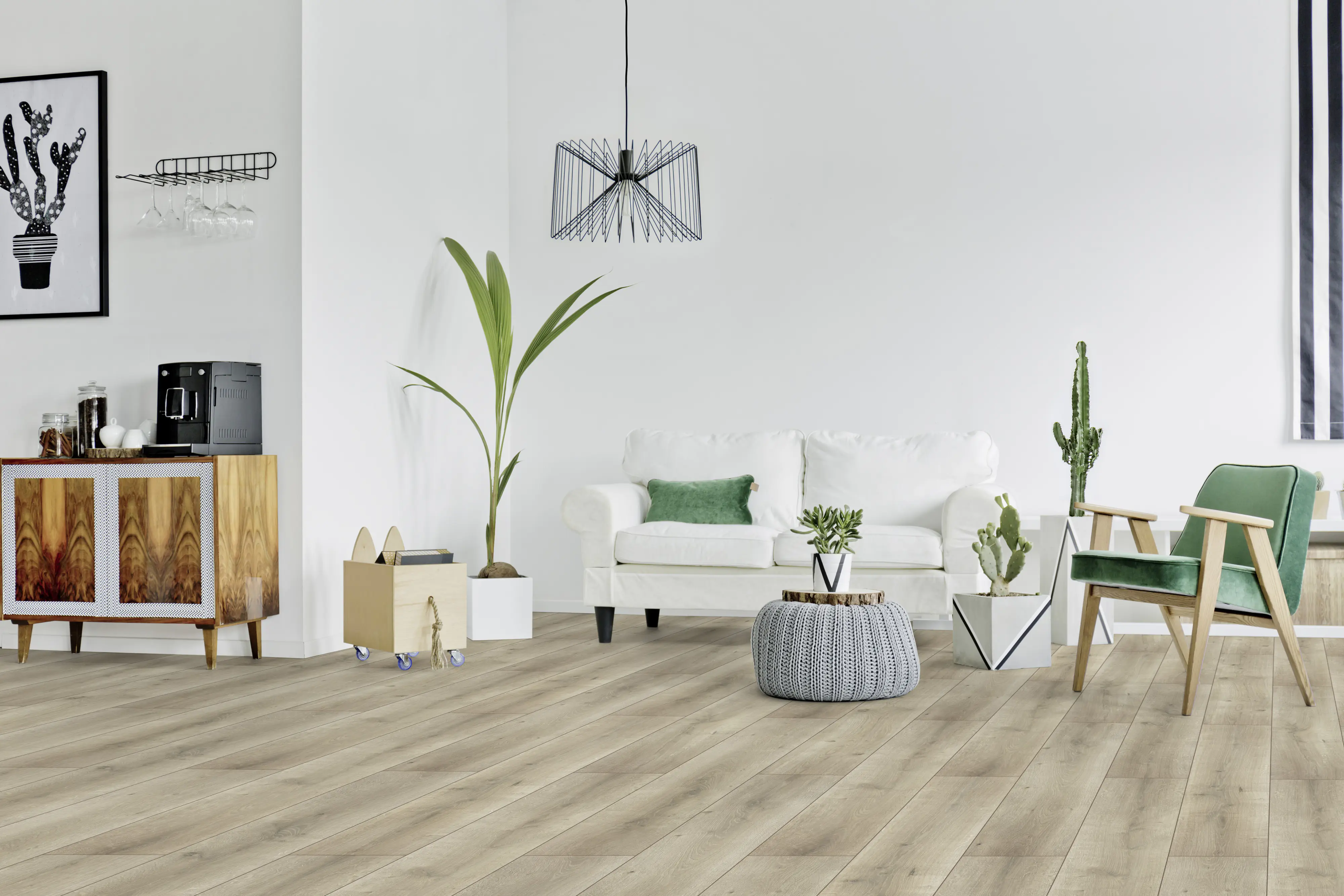 Classen Laminat Megaloc Aquaprotect Oak light grey brown