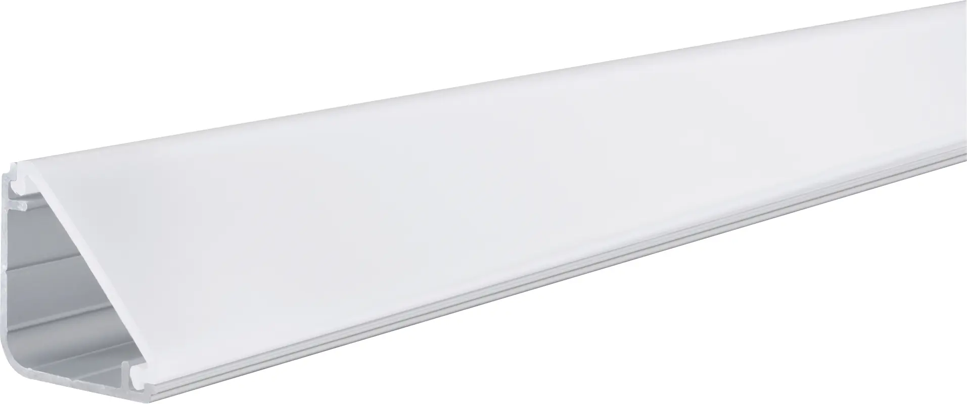 Paulmann Delta Profil mit Diffusor 2 m Alu eloxiert Satin Alu/Kunststoff