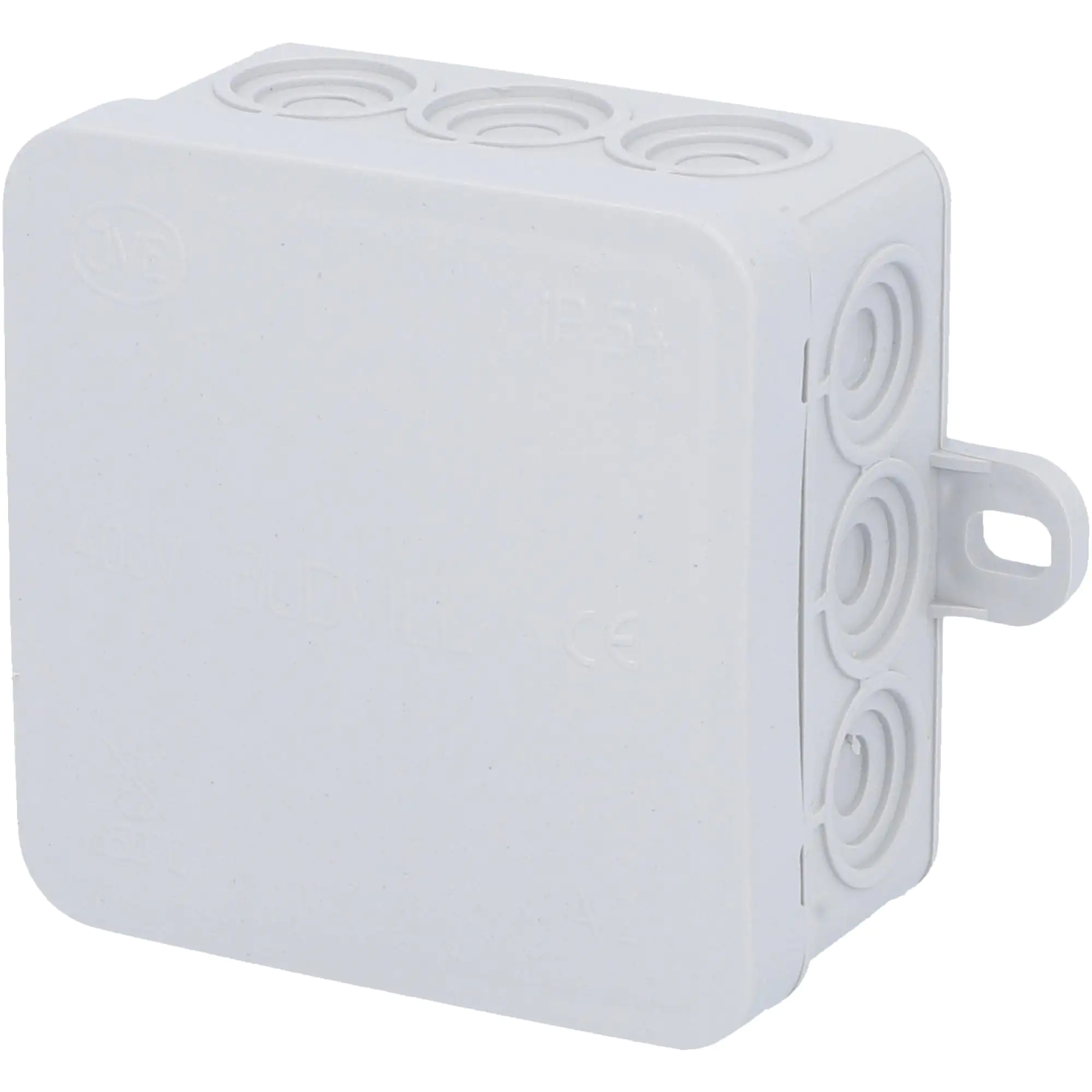 Abzweigkasten Aufputz IP54 75x75 x40 mm grau 10er Pack