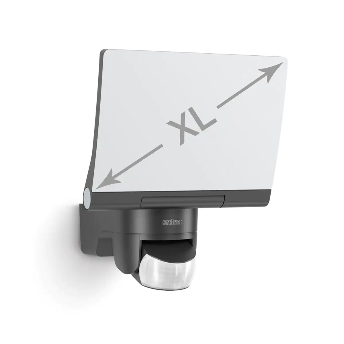 Steinel Strahler XLED Home 2 XL S Graphit mit Bewegungsmelder, Sensor