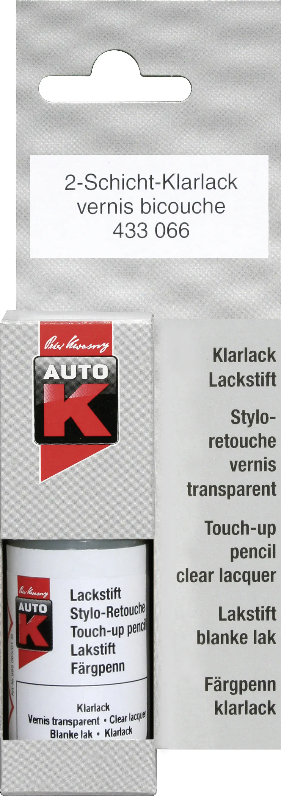 Auto-K 2-Schicht Klarlack Stift farblos glänzend 9ml