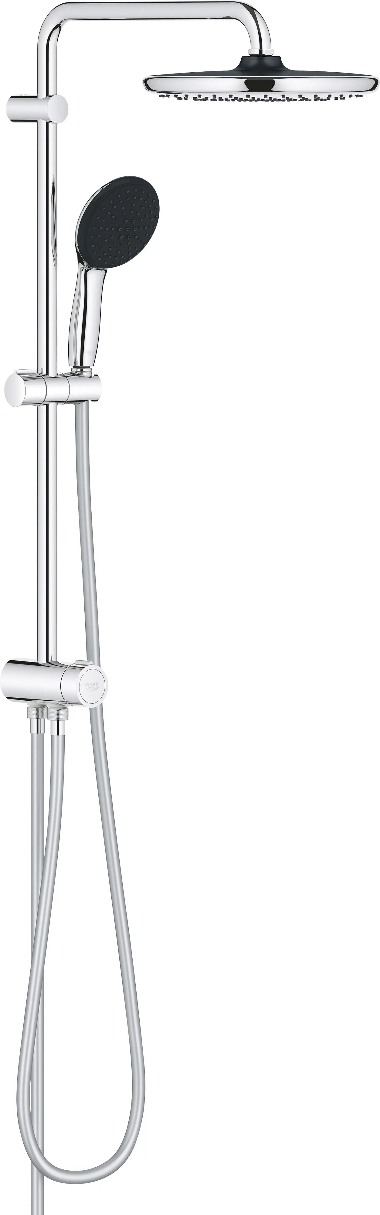 Grohe Duschsystem inkl. Umsteller Vitalio Start System 250 Flex chrom