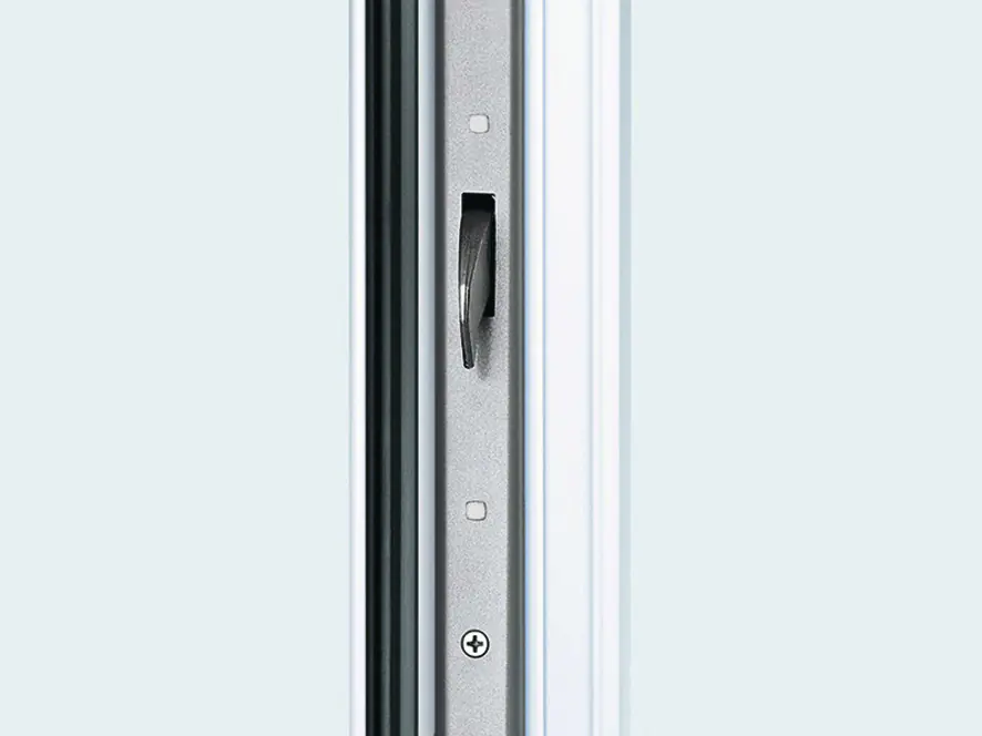 Panto Haustür Modell SMK 017 DIN links weiß/anthrazit 110 x 210 cm