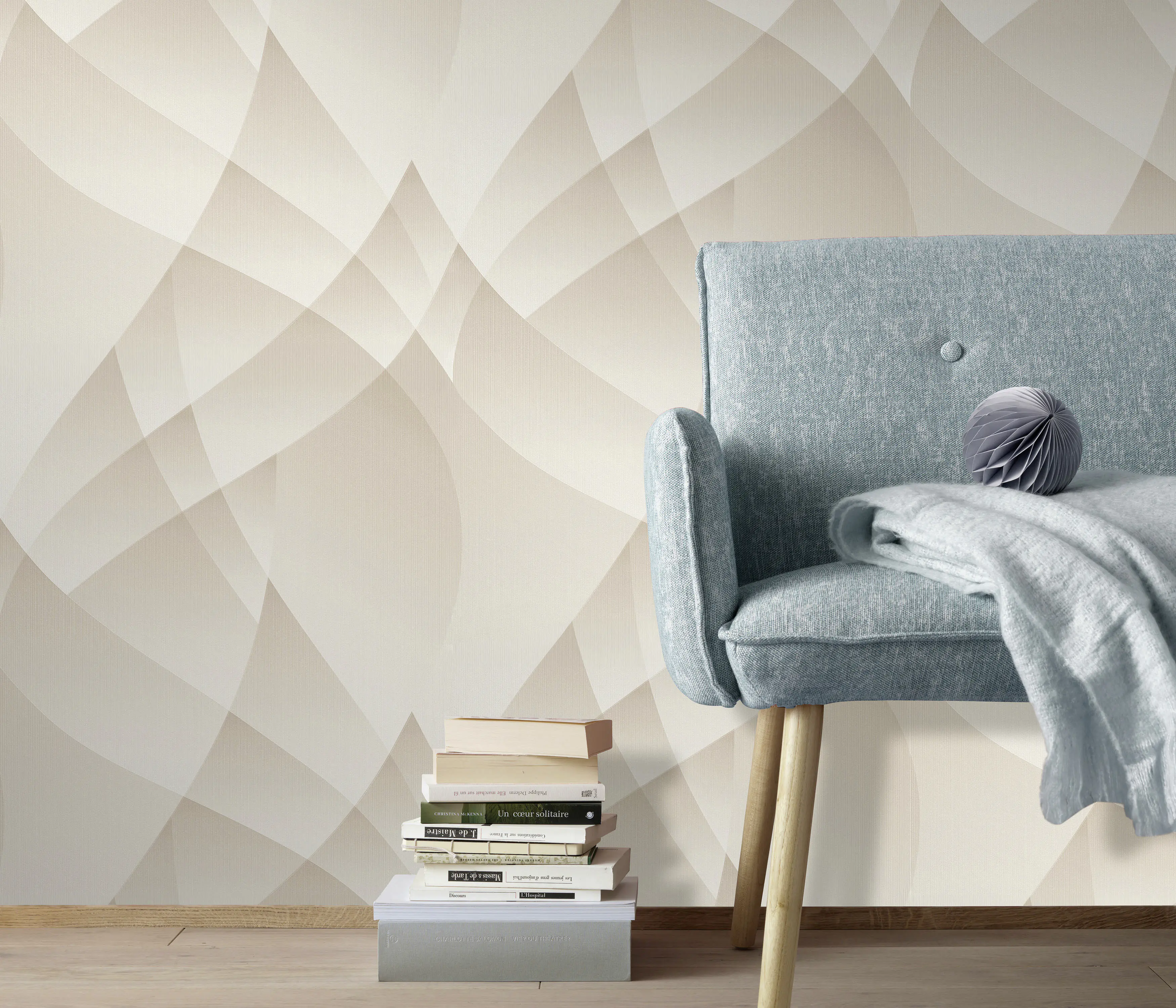 Erismann Vliestapete 10374-02 Fashion for Walls 4 grafisch beige 10,05 x 0,53 m