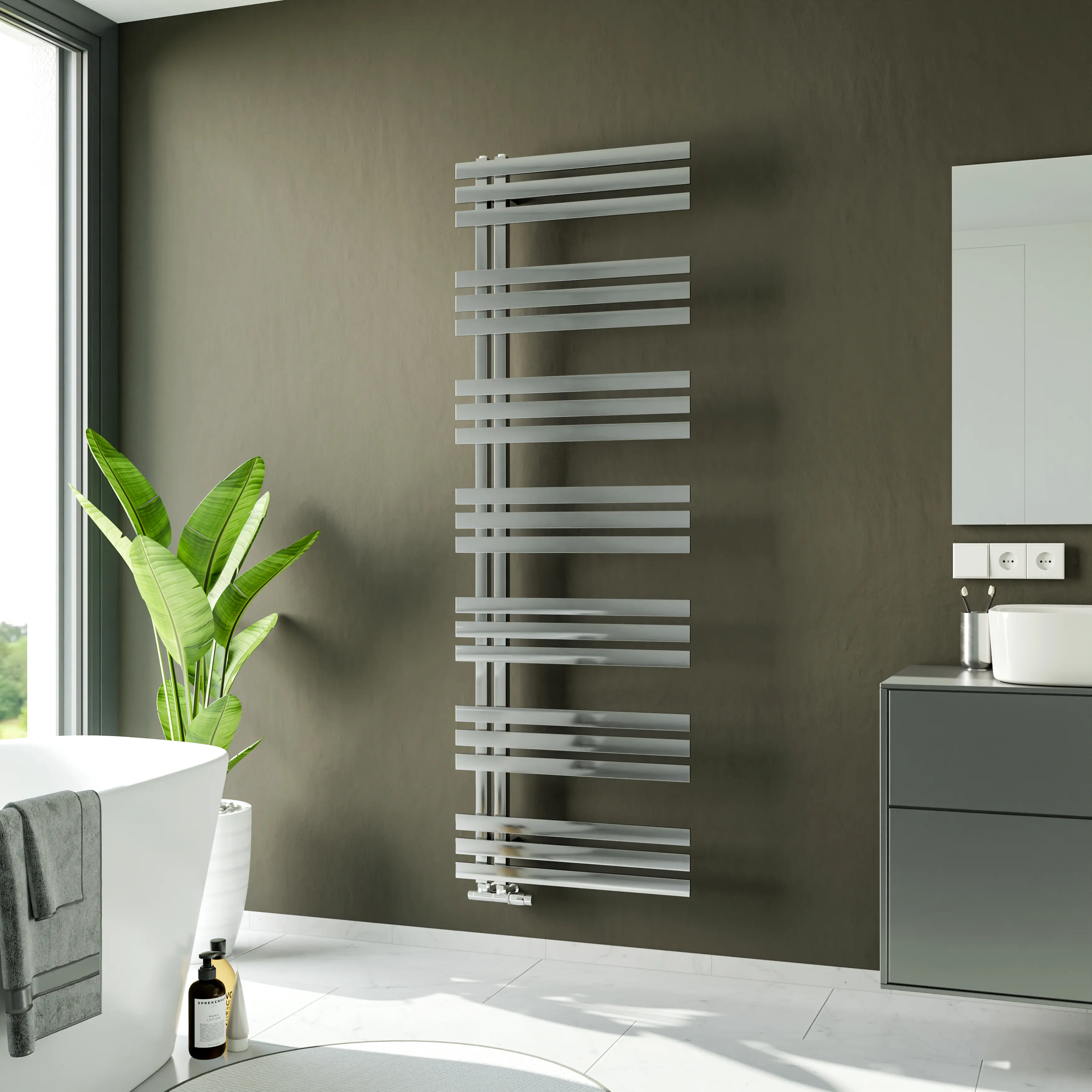 Ximax Handtuchheizkörper C9 180 x 60 cm 585 Watt chrom