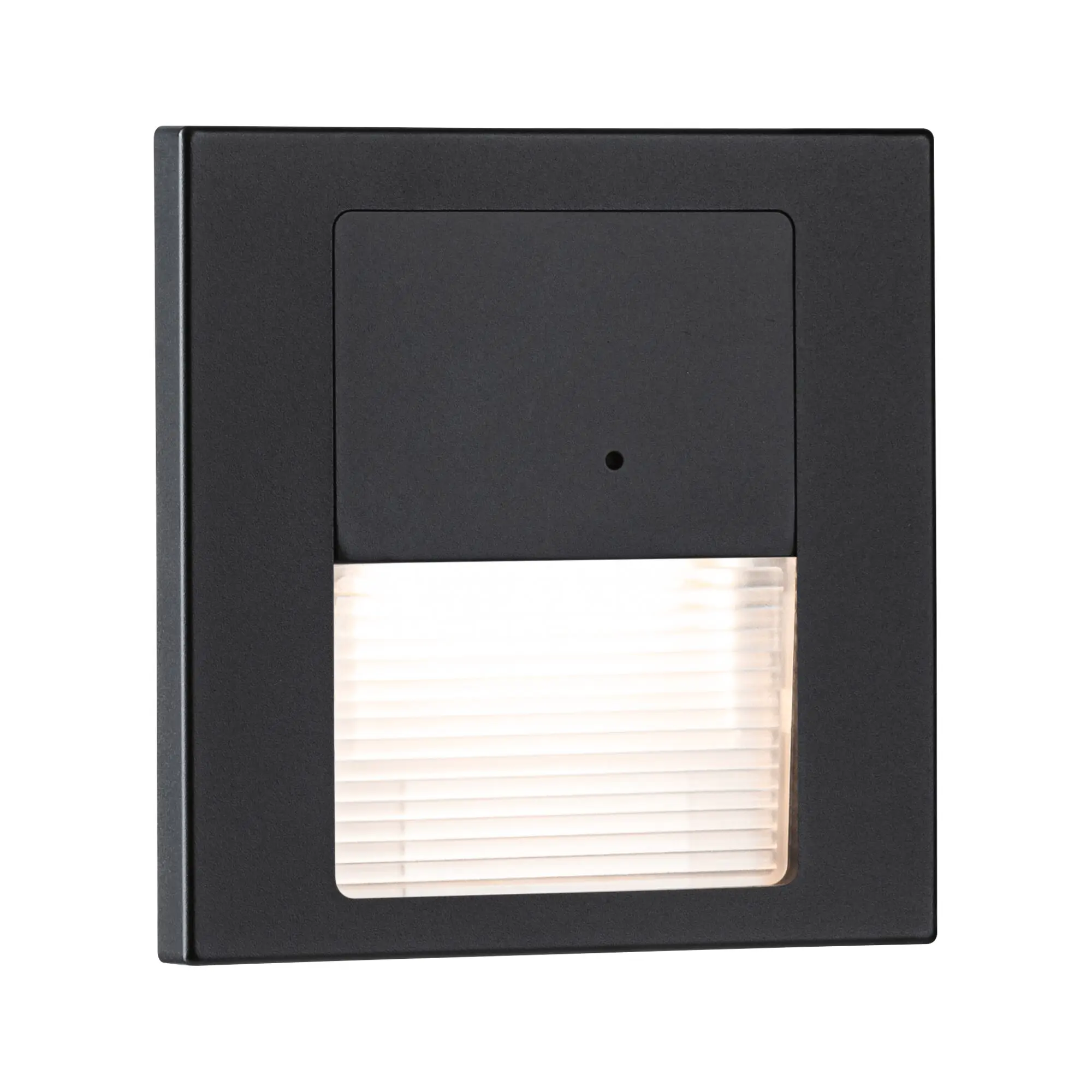 Paulmann LED Wand-Einbauleuchte Tsaro 1W Bewegunsmelder schwarz matt