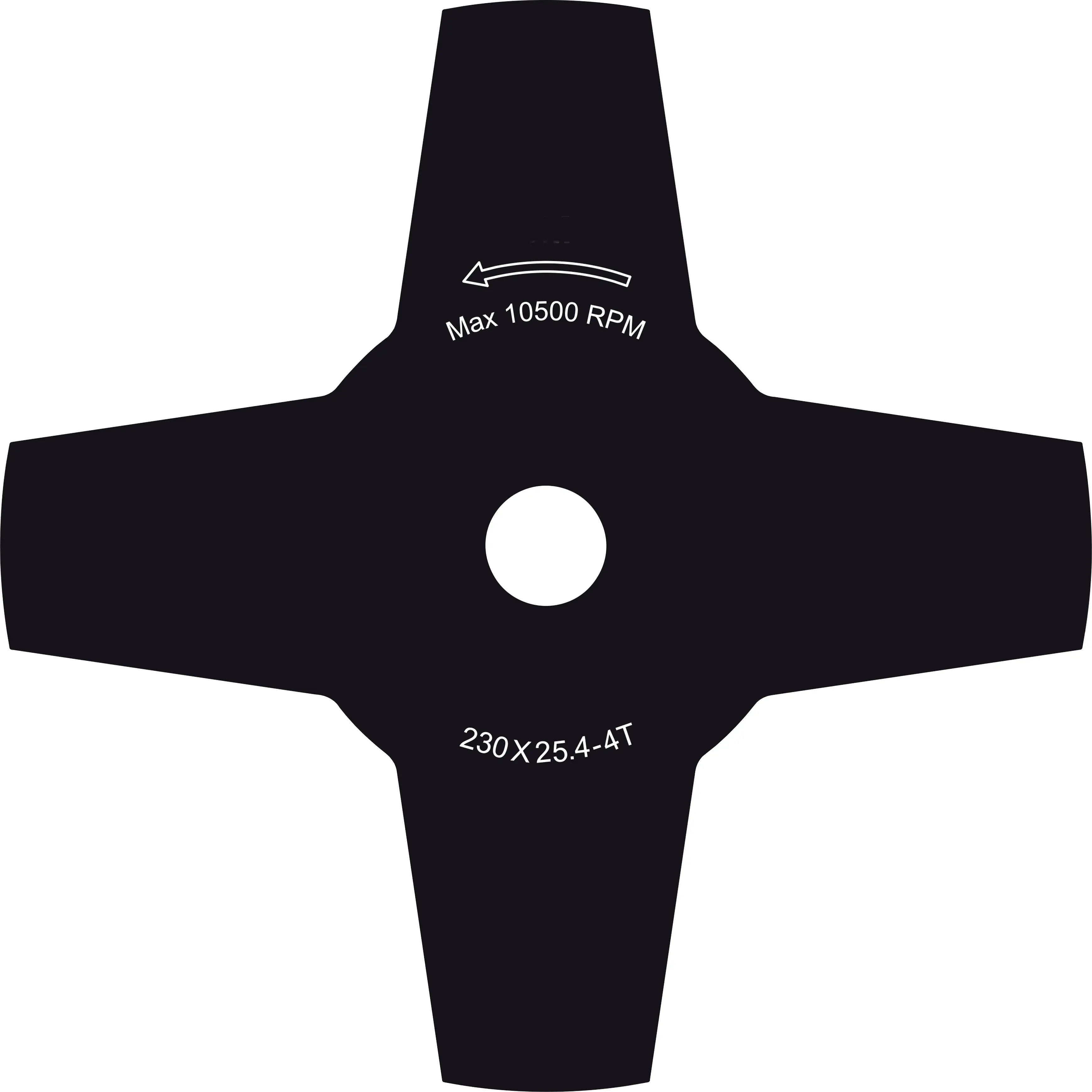 Primaster 4-Zahn-Ersatzmesser Ø 23 cm für Freischneider, Trimmer und Sense