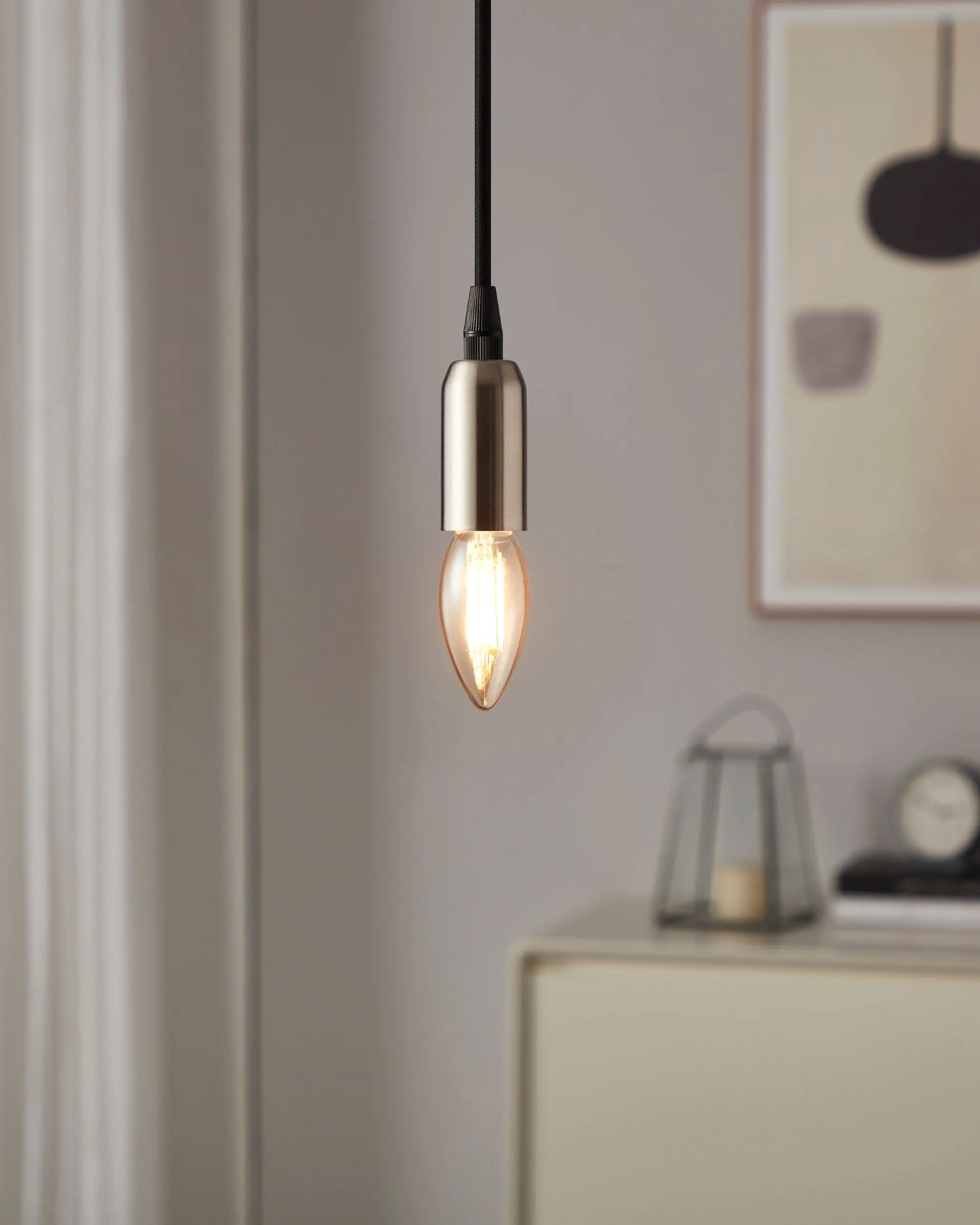 Eglo LED Leuchtmittel C35 E14 Kerzenform 4 W warmweiß amber