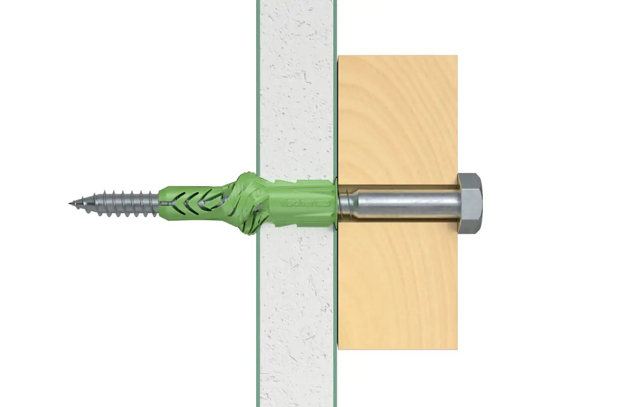 Fischer Universaldübel-Set UX green 12.0 x 70 mm - 2 Stück