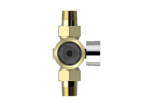 Aqmos Druckminderer für Hauswasserinstallation mit Manometer voreinstellbar 19,05 mm (3/4")
