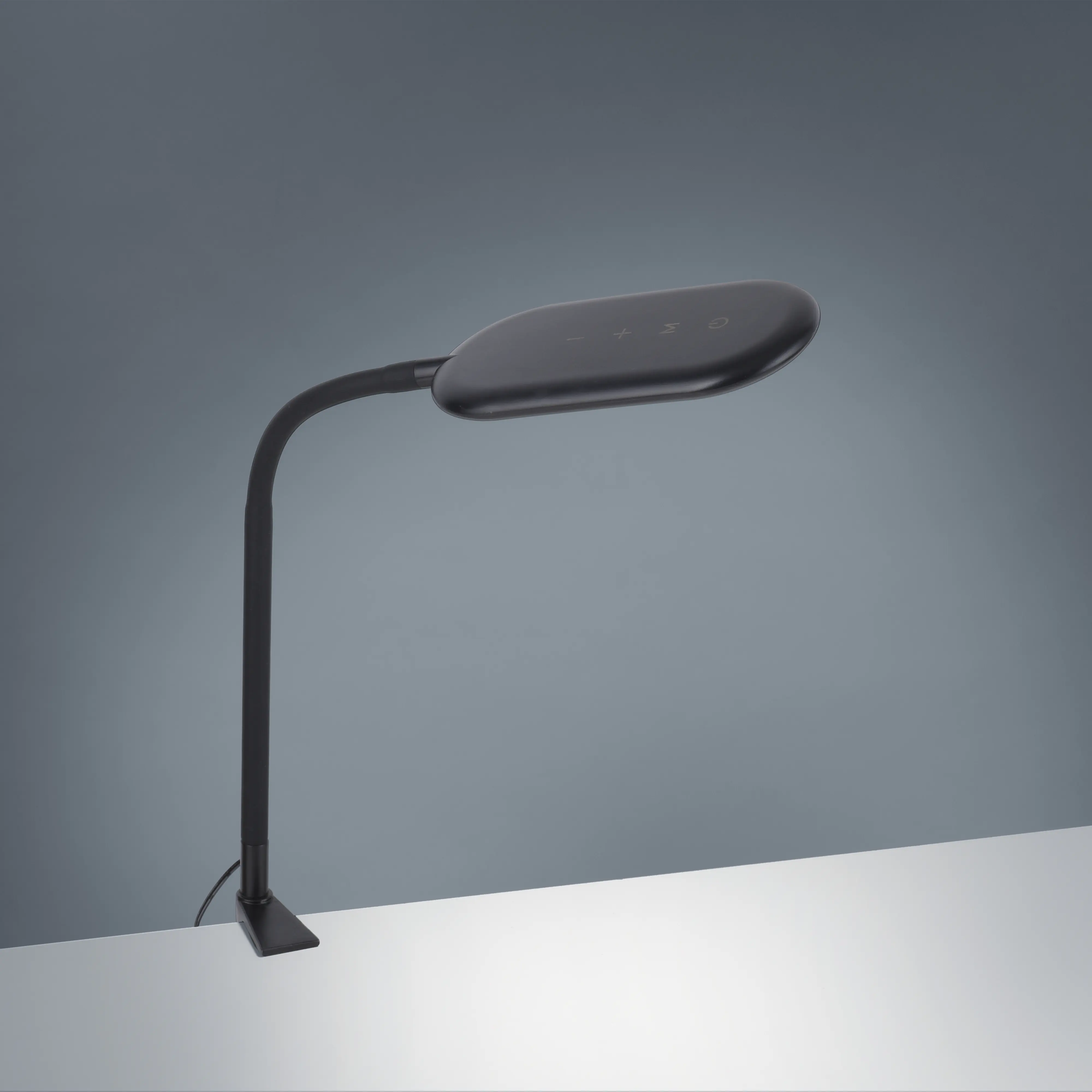 JustLight CCT LED Klemmleuchte schwarz 68 x 10 cm dimmbar
