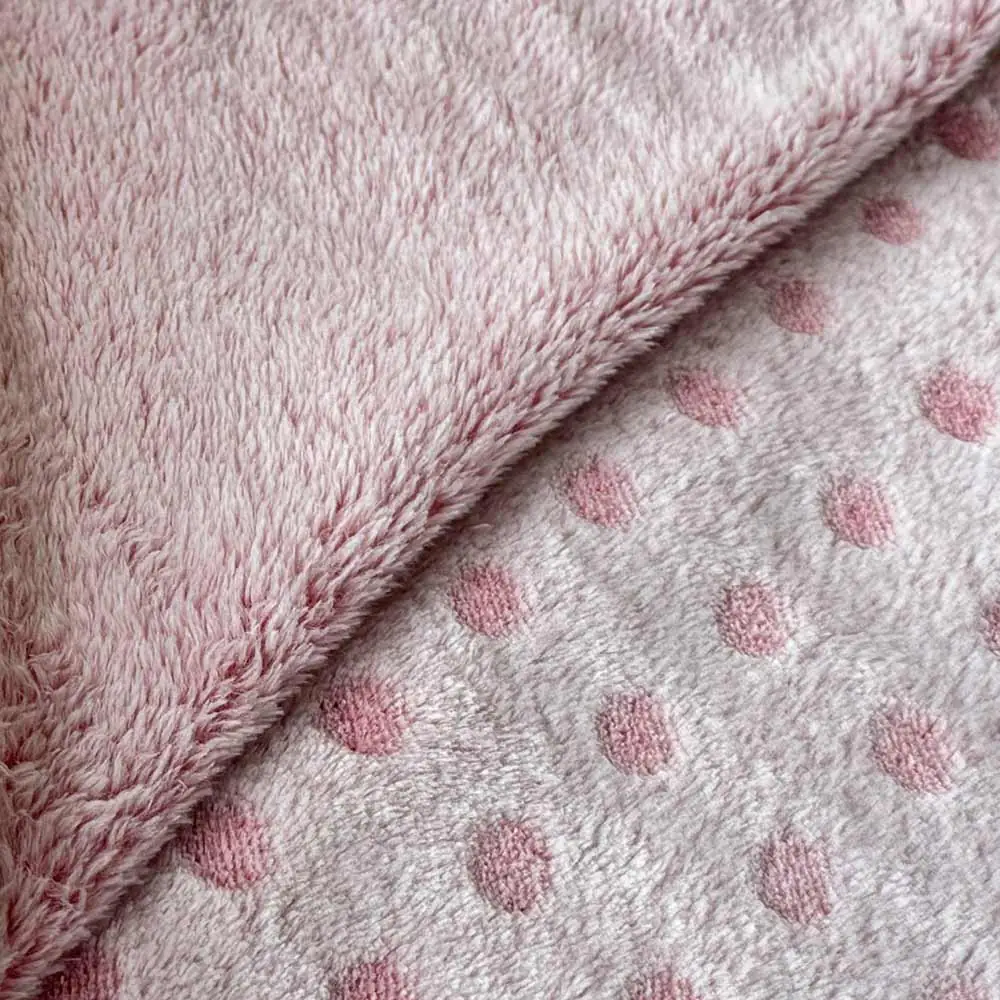 Nobby Hundedecke Fleece Dots 75 x 50 cm rosa