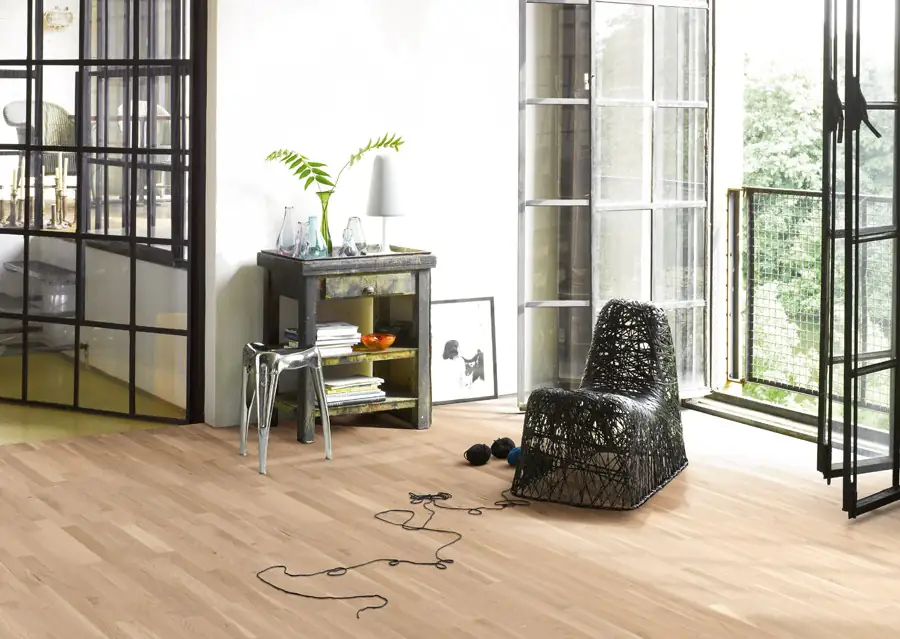 Parador Parkett Basic Eiche rustikal matt weiß