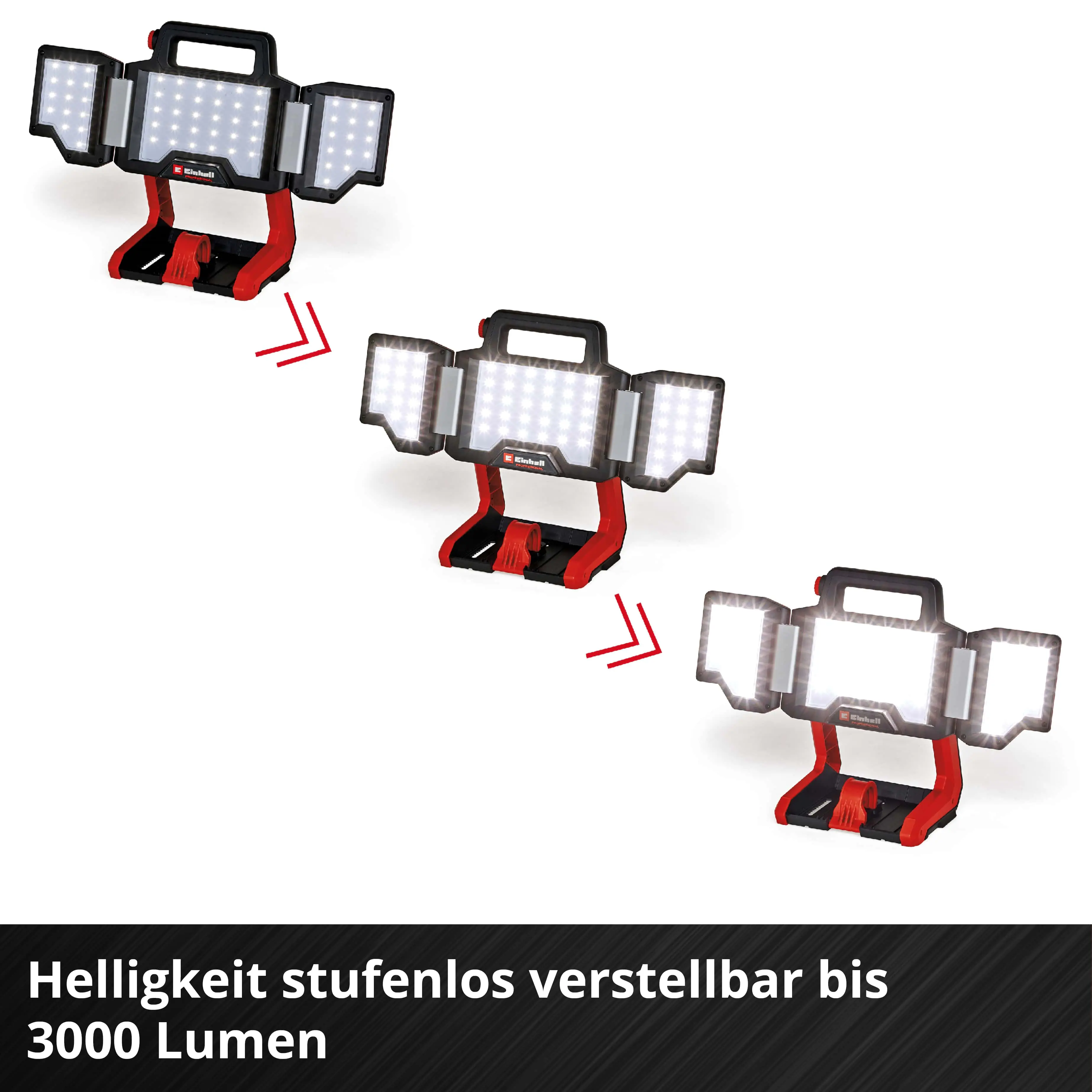Einhell Professional Akku-Lampe TP-CL 18/3000 Li Set Solo