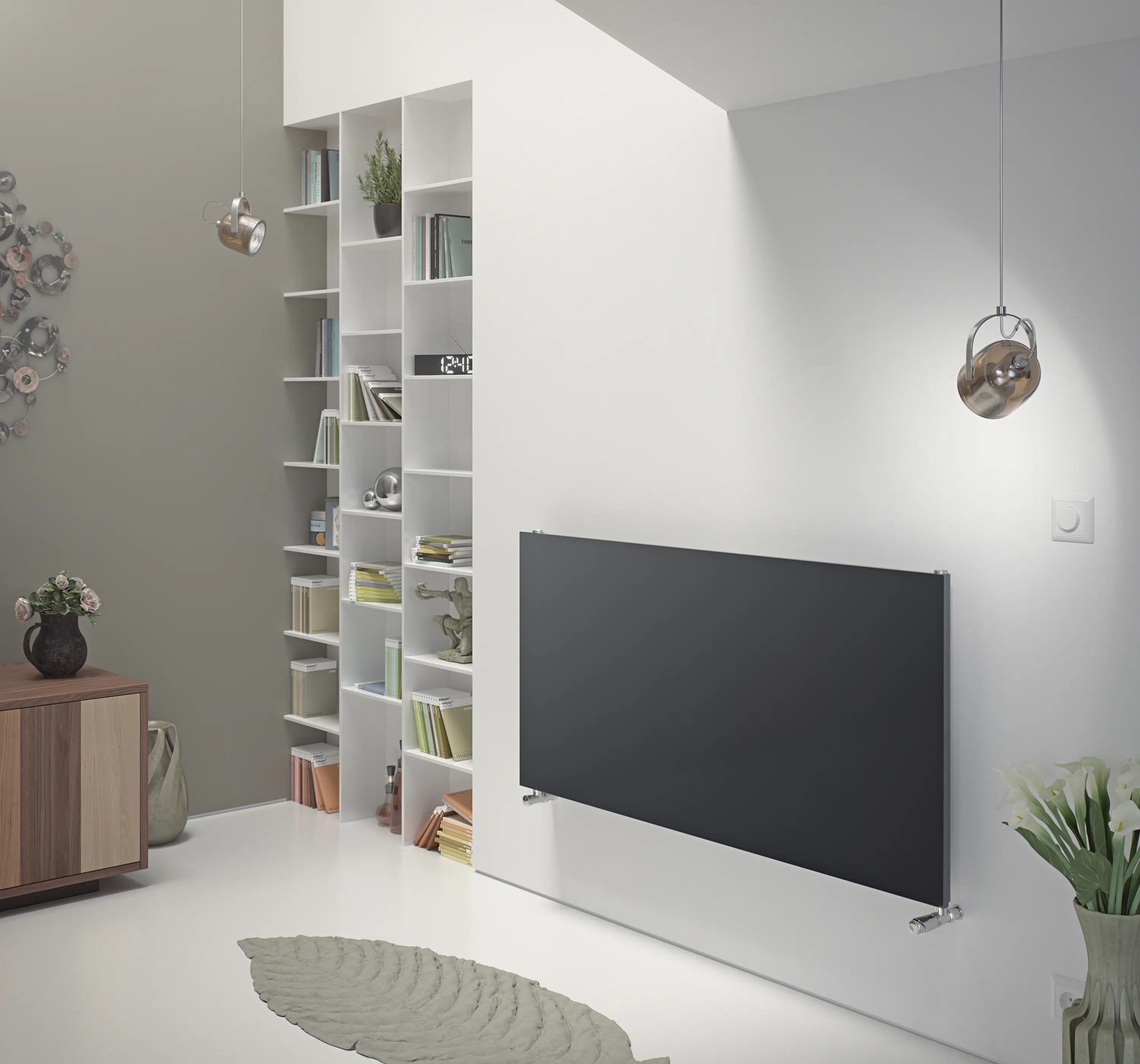 Ximax Heizkörper P1 Plan horizontal 59,5 x 120 cm 609 Watt anthrazit 
