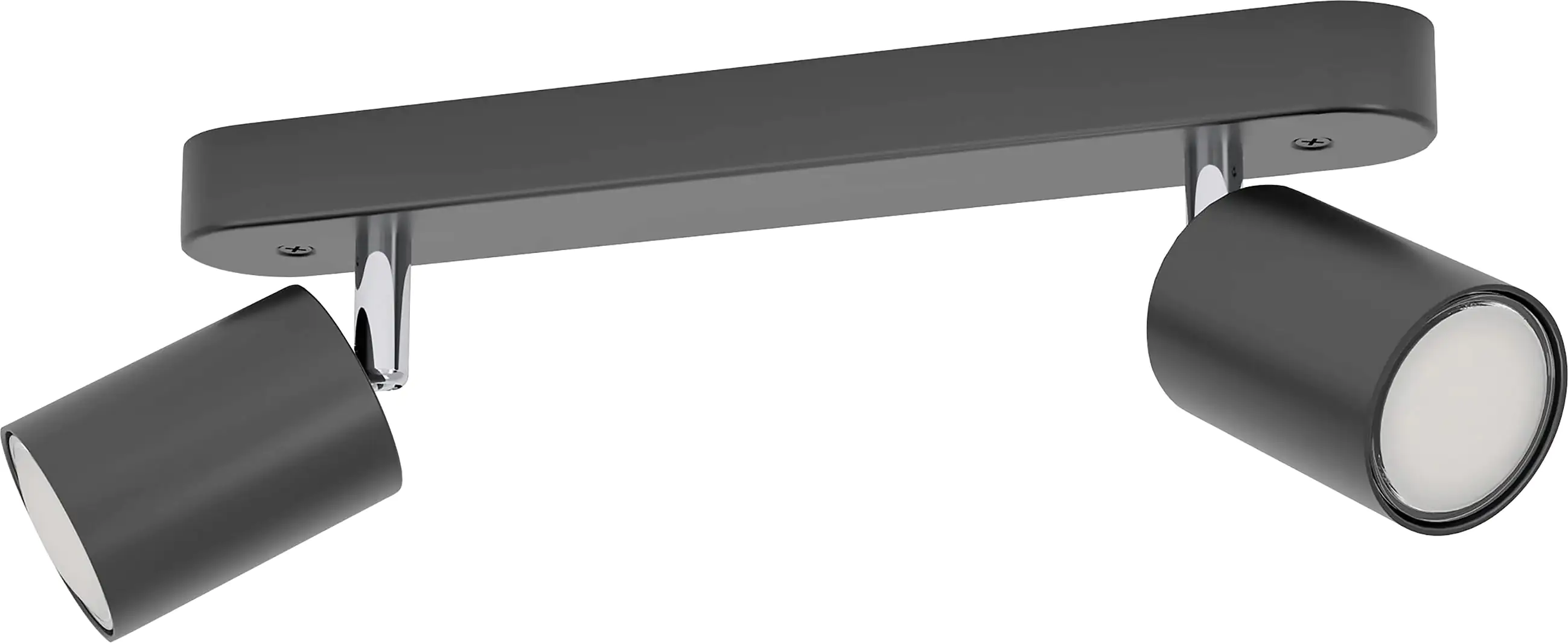 Eglo Connect 2er Spot Adfira-Z schwarz chrom 30 x 9 x 5,5 cm GU10